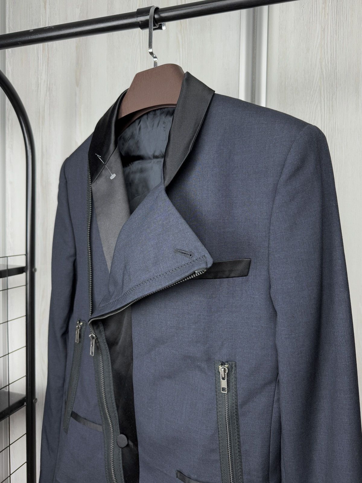 Maison Margiela Maison Margiela SS12 Panelled Lapel Hybrid Biker jacket Size US M / EU 48-50 / 2 - 5 Thumbnail