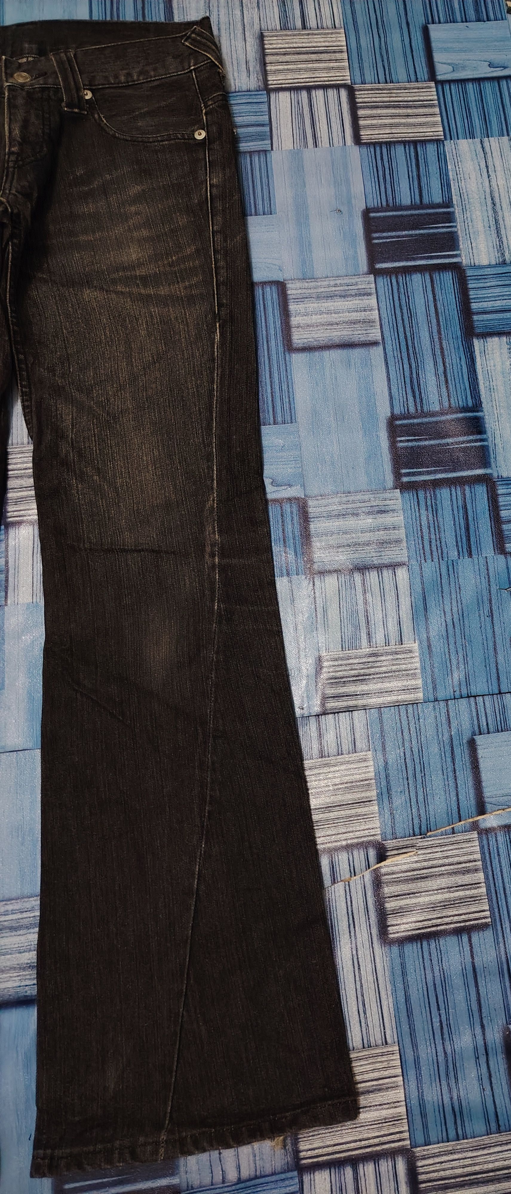 Who Decides War Japanese Modern Lovers Flared Jeans Distressed Denim Size US 30 / EU 46 - 4 Thumbnail