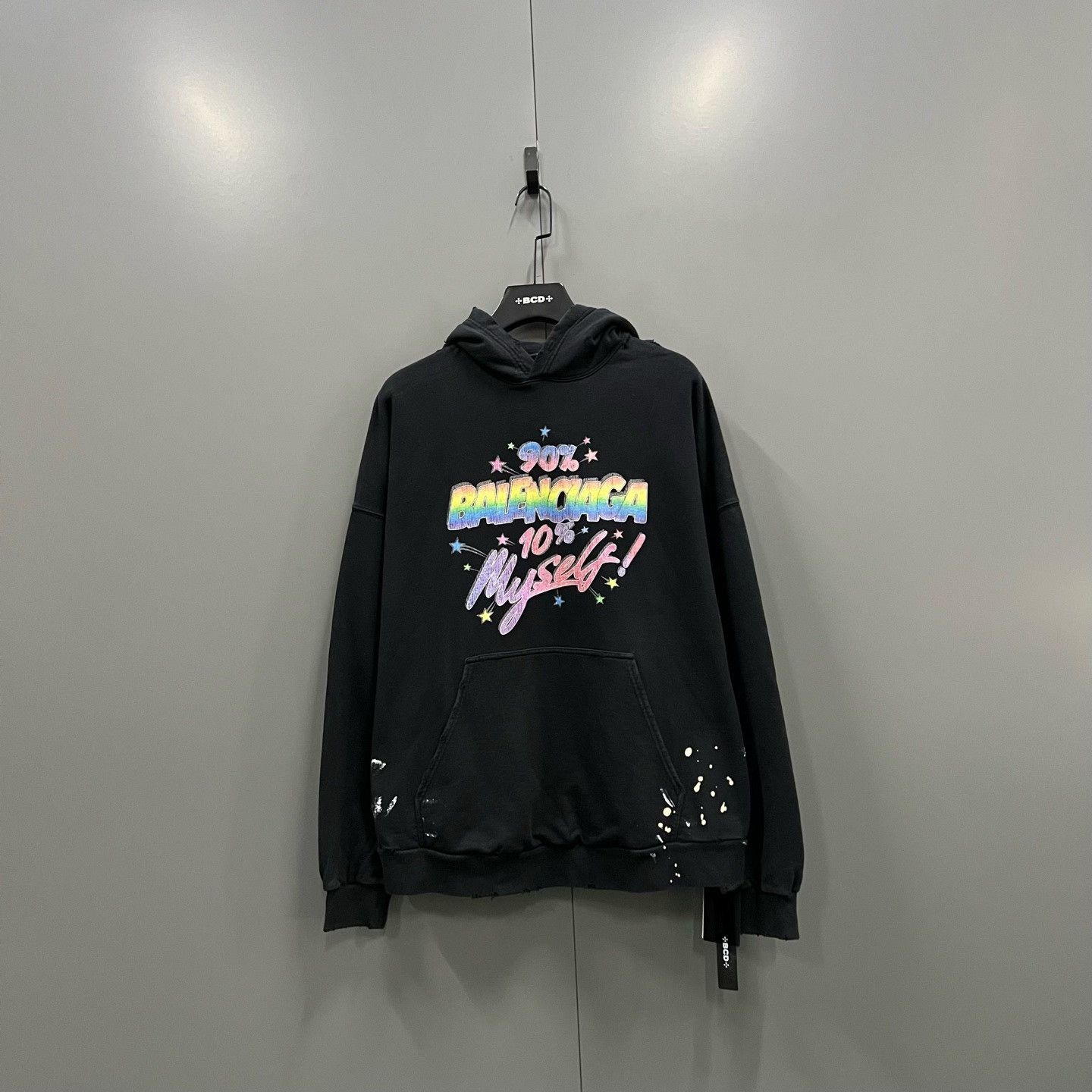 Balenciaga Balenciaga Retro Printed Hoodie S Women Size S / US 4 / IT 40 - 1 Thumbnail