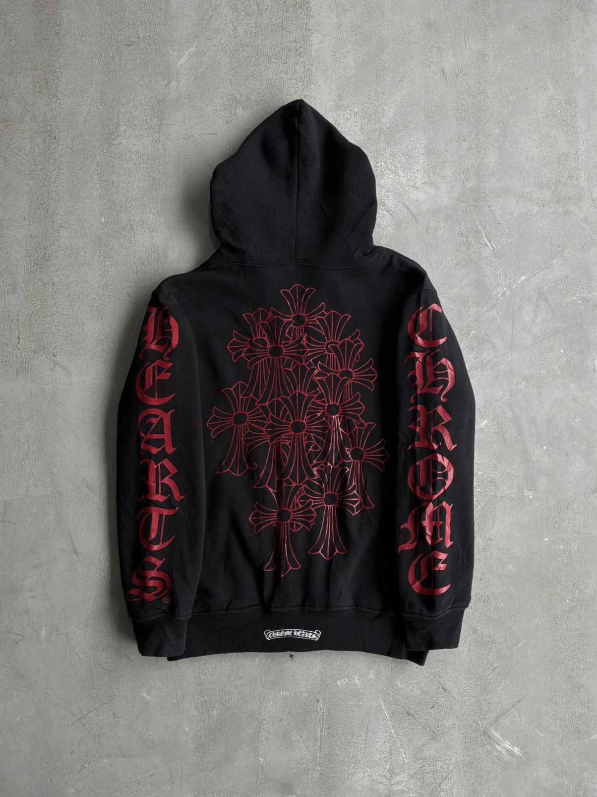 Rare Vintage - Red Cemetery Thermal Zip Hoodie