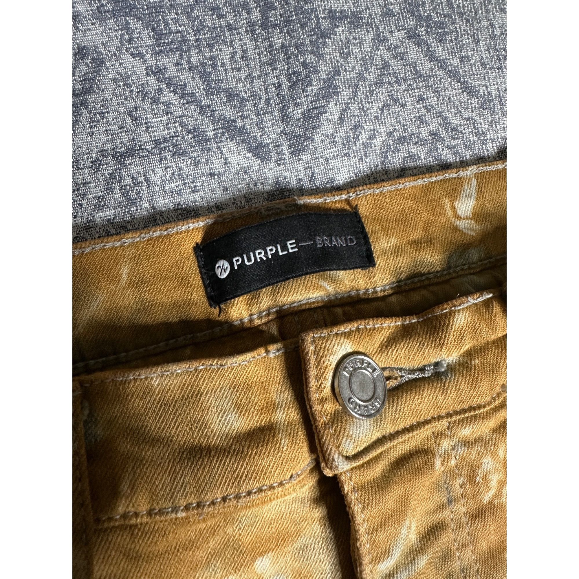 Purple Brand Purple Brand Split Distressed Hem tie-dye print skinny jeans Size US 36 / EU 52 - 4 Thumbnail
