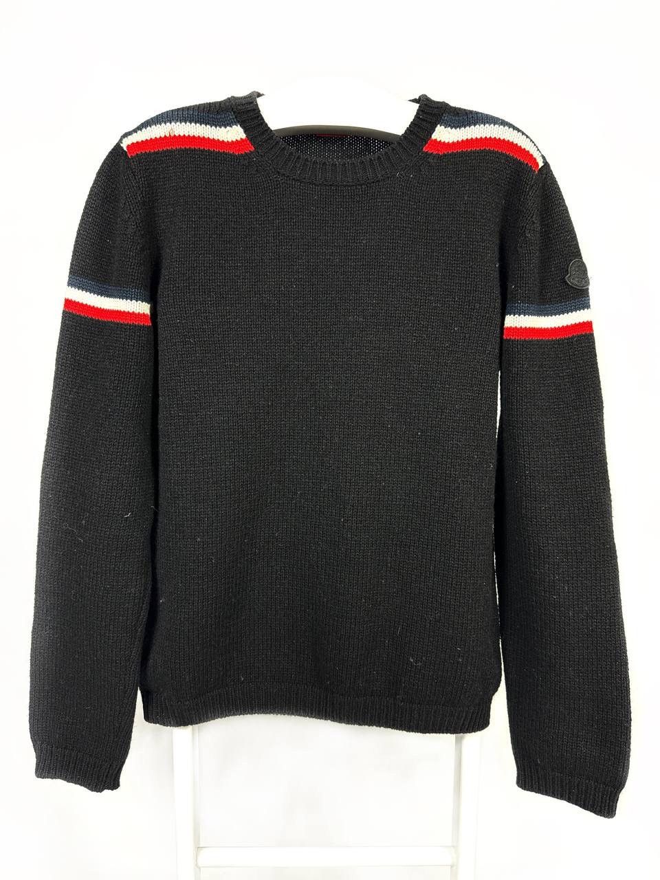 Moncler black jumper outlet