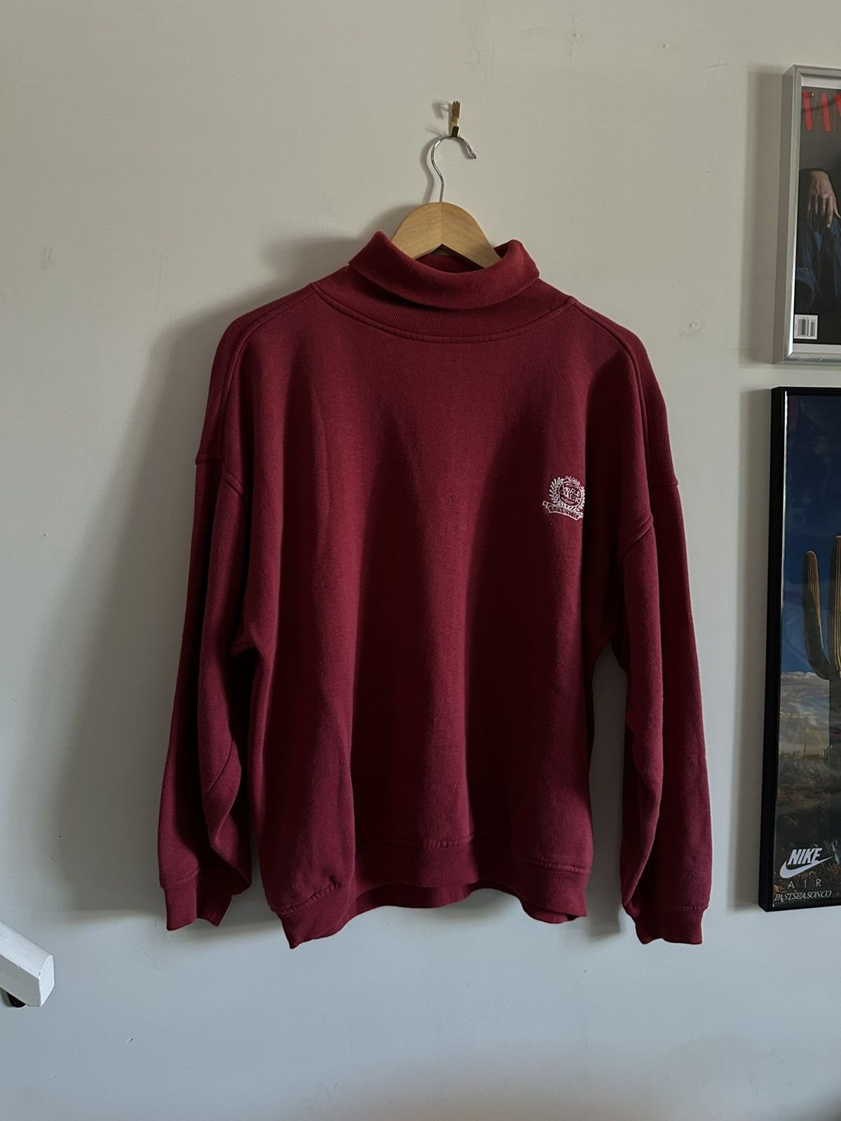 Vintage vintage high neck world classic crewneck Size US L / EU 52-54 / 3 - 1 Thumbnail