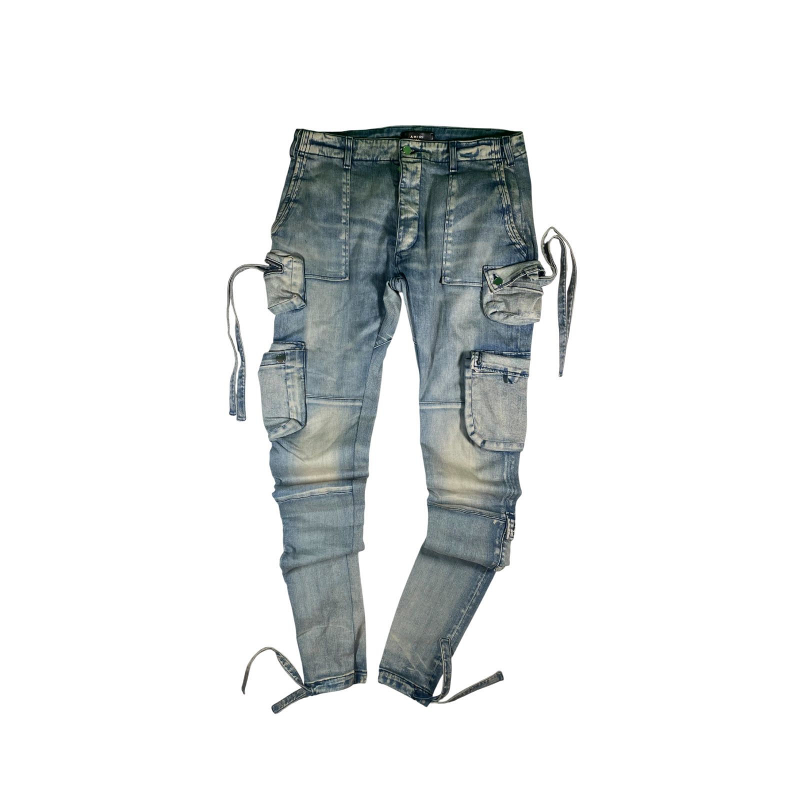 Amiri Amiri Cargo Light Wash Jeans Size US 38 / EU 54 - 1 Thumbnail