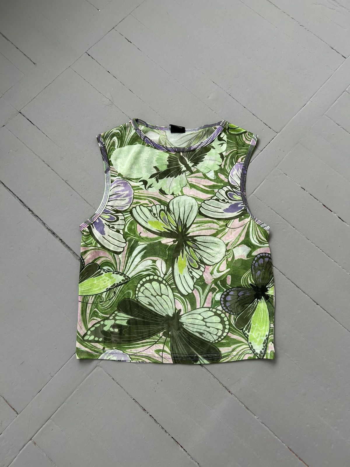Japanese Brand Urban Outfitters mesh tank top Size S / US 4 / IT 40 - 1 Thumbnail