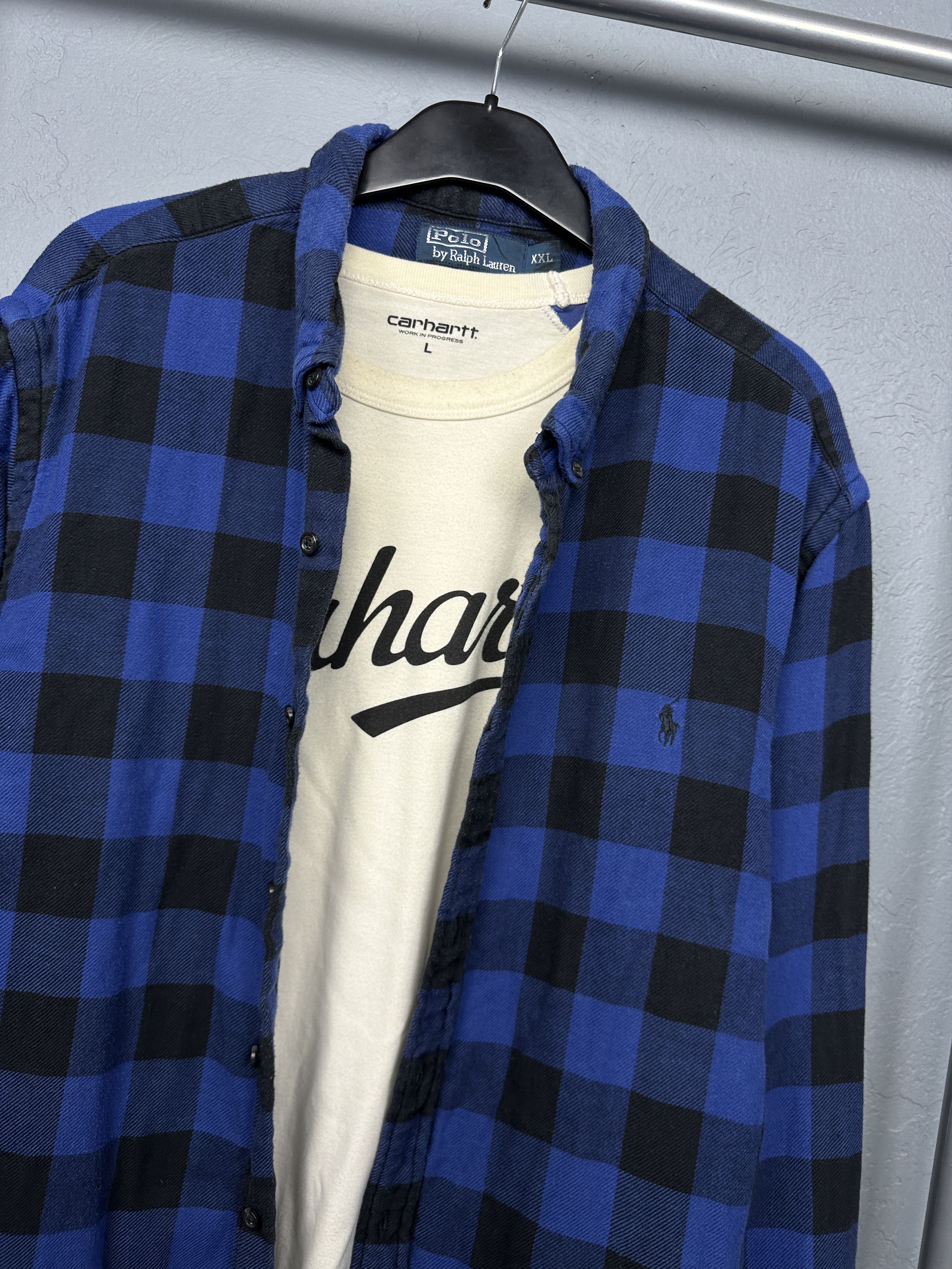 Polo Ralph Lauren Polo Ralph Lauren Vintage Mens Flannel Plaid Shirt Size US XXL / EU 58 / 5 - 2 Thumbnail