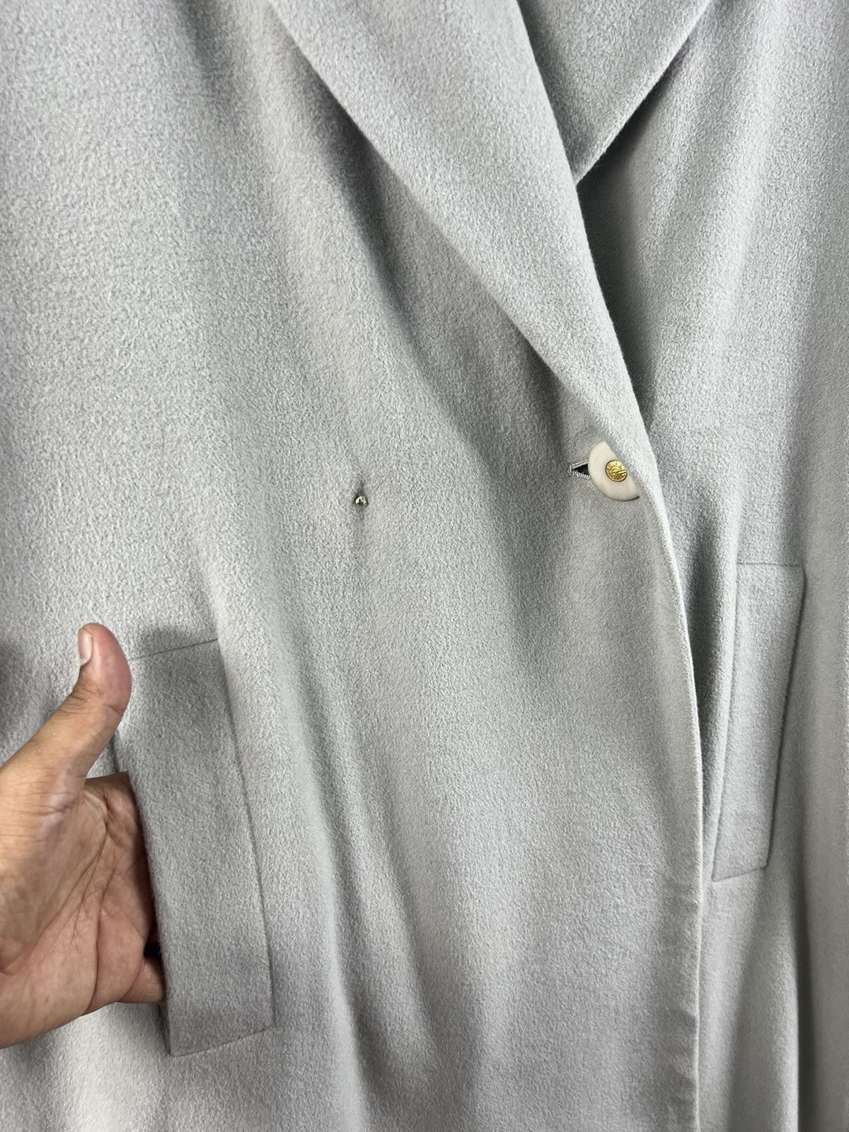 Louis Feraud × Vintage 🔥 Louis Féraud wool Long Coat Size L / US 10 / IT 46 - 4 Thumbnail