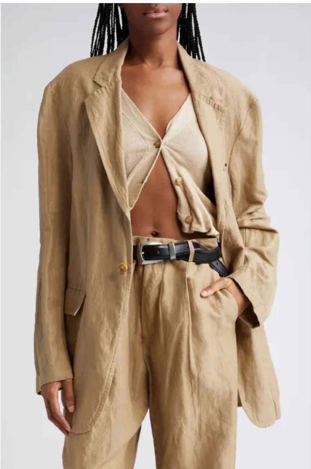 R13 R13 Jacket Oversized Ragged Blazer Size S / US 4 / IT 40 - 2 Thumbnail