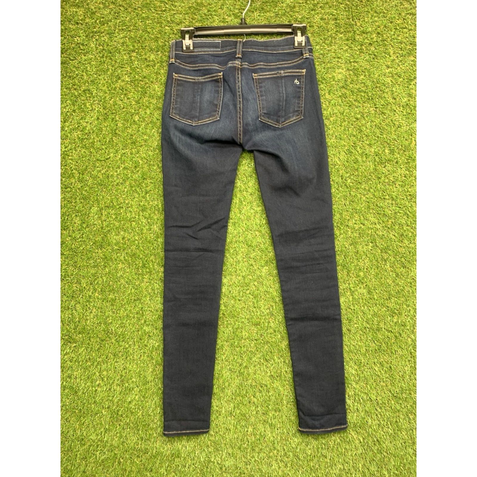 Rag & Bone rag & bone Jeans Womens 25 Blue Denim Mid Rise Skinny Casual Cotton Size 42" / US 20 - 2 Thumbnail
