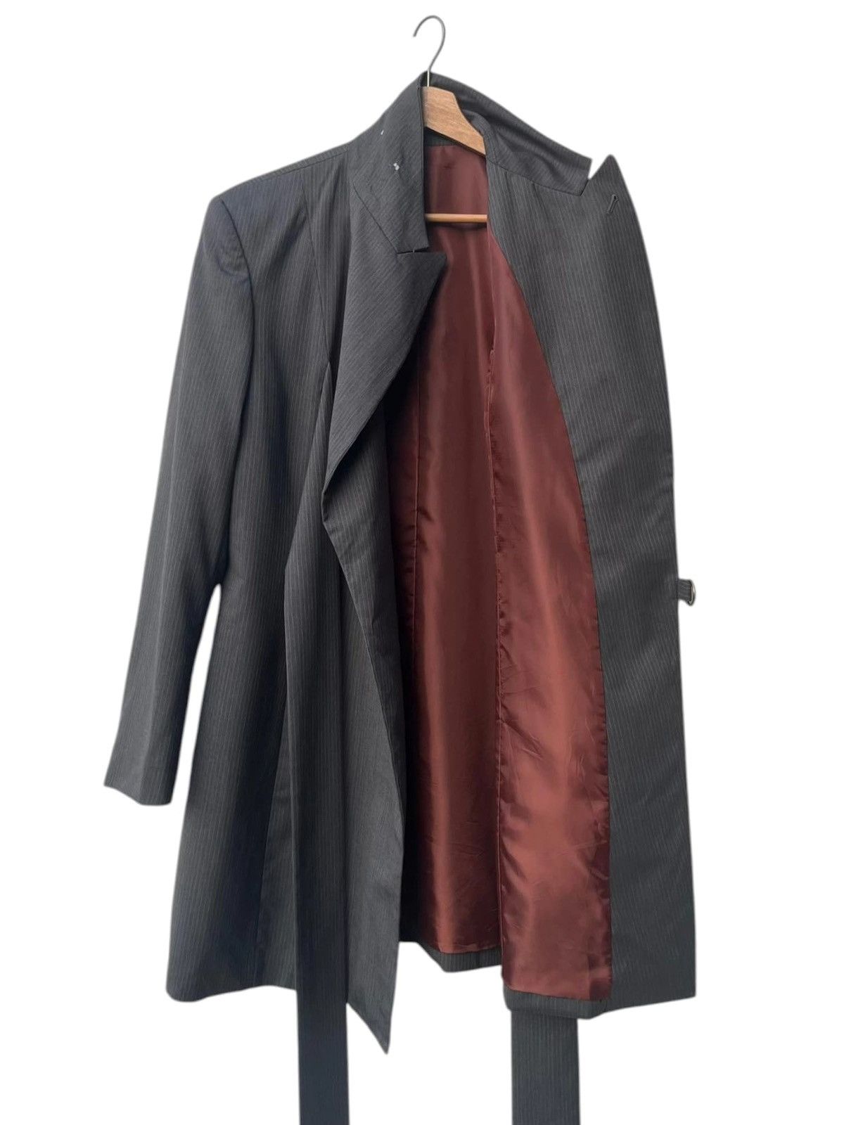 Jean Paul Gaultier Archive Jean Paul Gaultier Classique Pinstripe Wrap Jacket Size M / US 6-8 / IT 42-44 - 6 Thumbnail