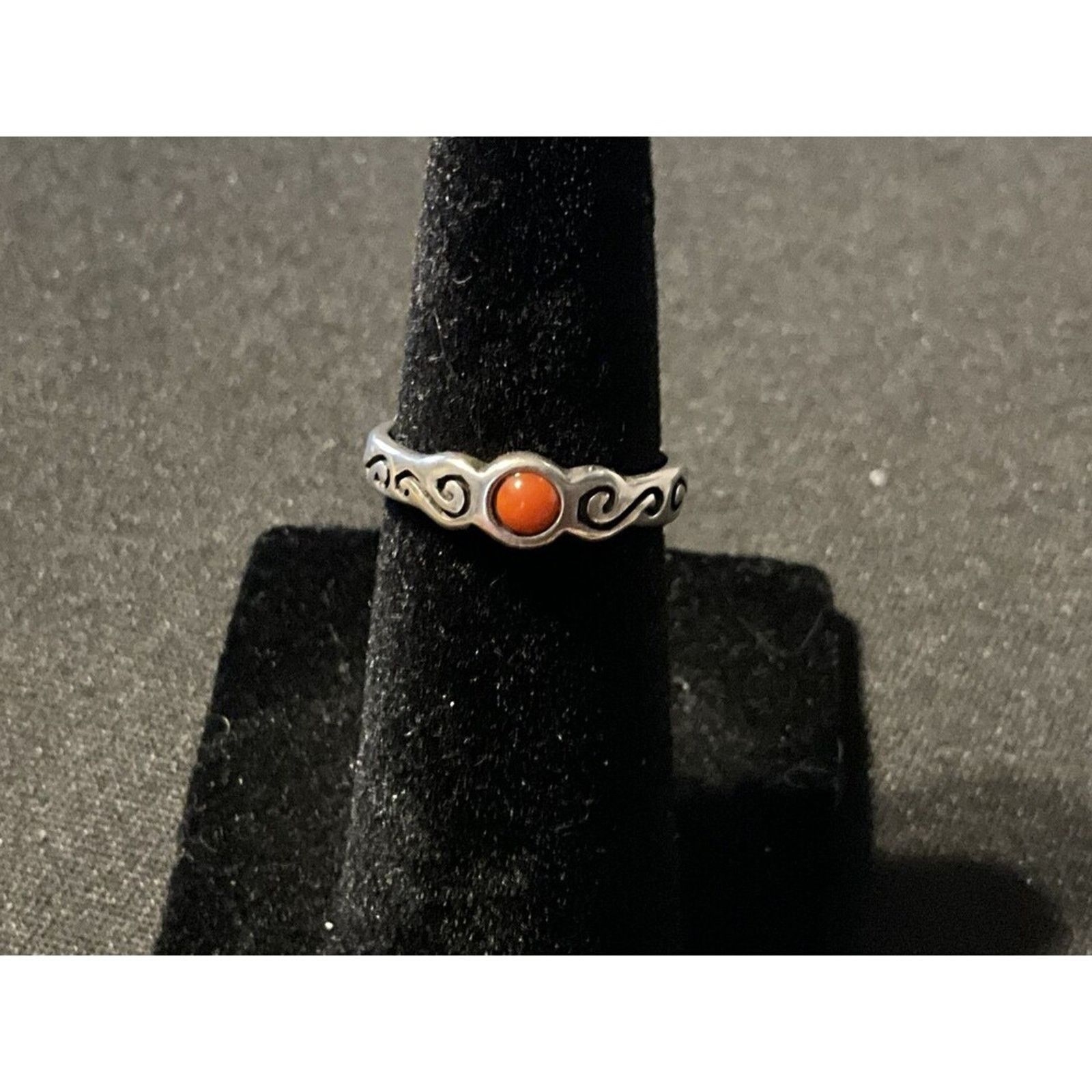 Other 3.5in 925 Silver & Coral Silpada Toe Ring Size ONE SIZE - 2 Thumbnail