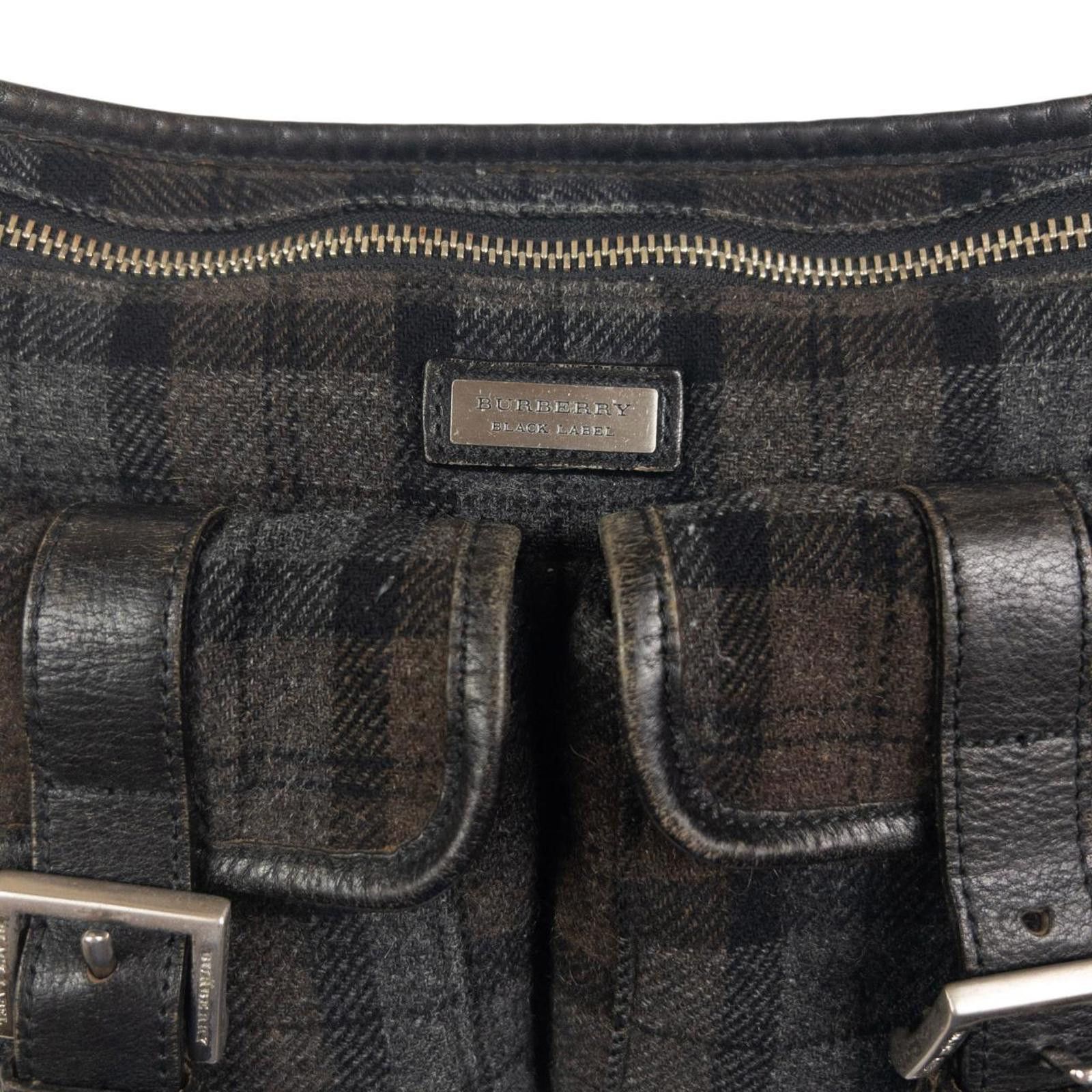 Burberry Vintage Burberry Nova Check Wool Crossbody Bag Size ONE SIZE - 6 Thumbnail