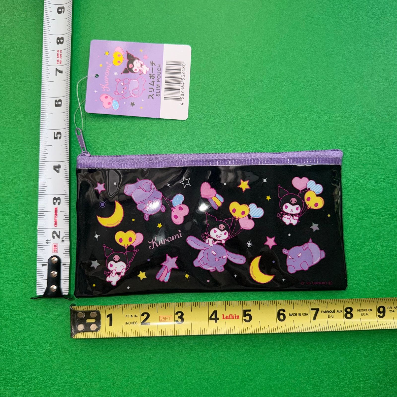 Japanese Brand Kuromi My Melody Sanrio Set Plush Keychain Stickers Blind Size ONE SIZE - 3 Thumbnail