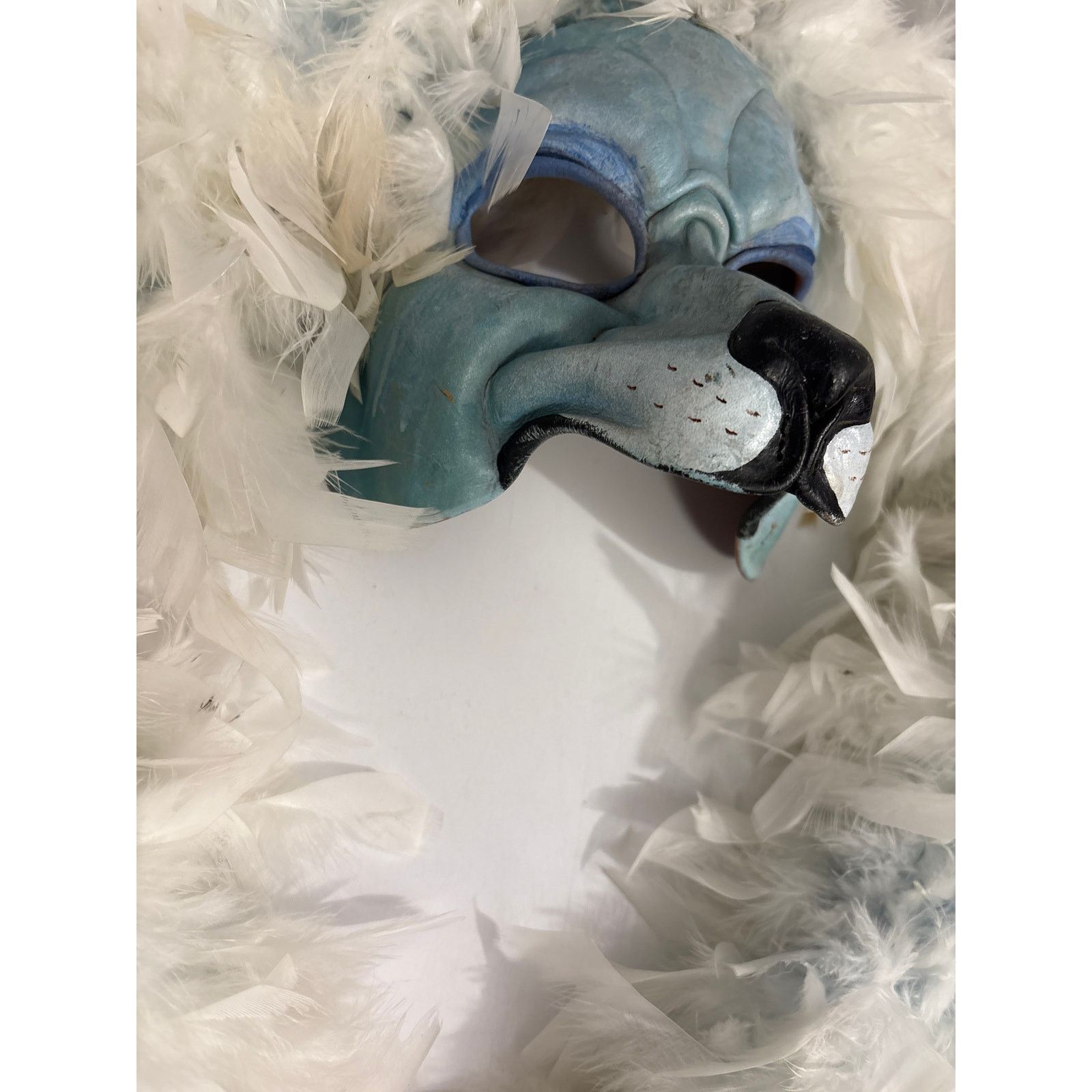 Handmade Y2K Vtg authentic Jeff Semmerling handmade leather mask Size ONE SIZE - 2 Thumbnail