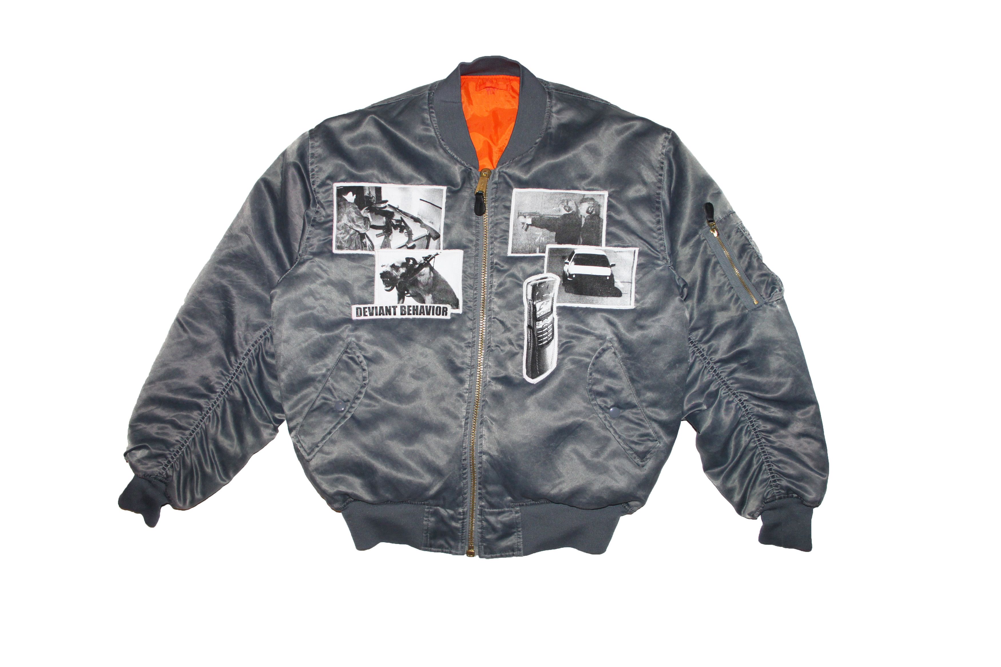 Other 1of1 Vintage Custom Bomber MA-1 Jacket flyers man Size US M / EU 48-50 / 2 - 2 Thumbnail