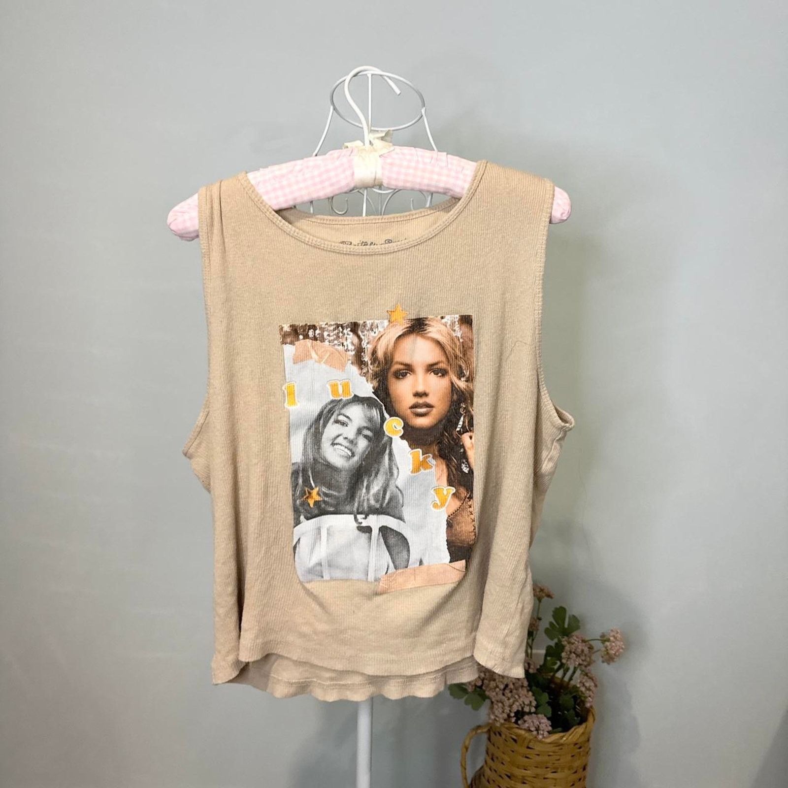 Other Vintage y2k rare Brittney Spears ‘lucky’ cute tank Size XL / US 12-14 / IT 48-50 - 2 Thumbnail