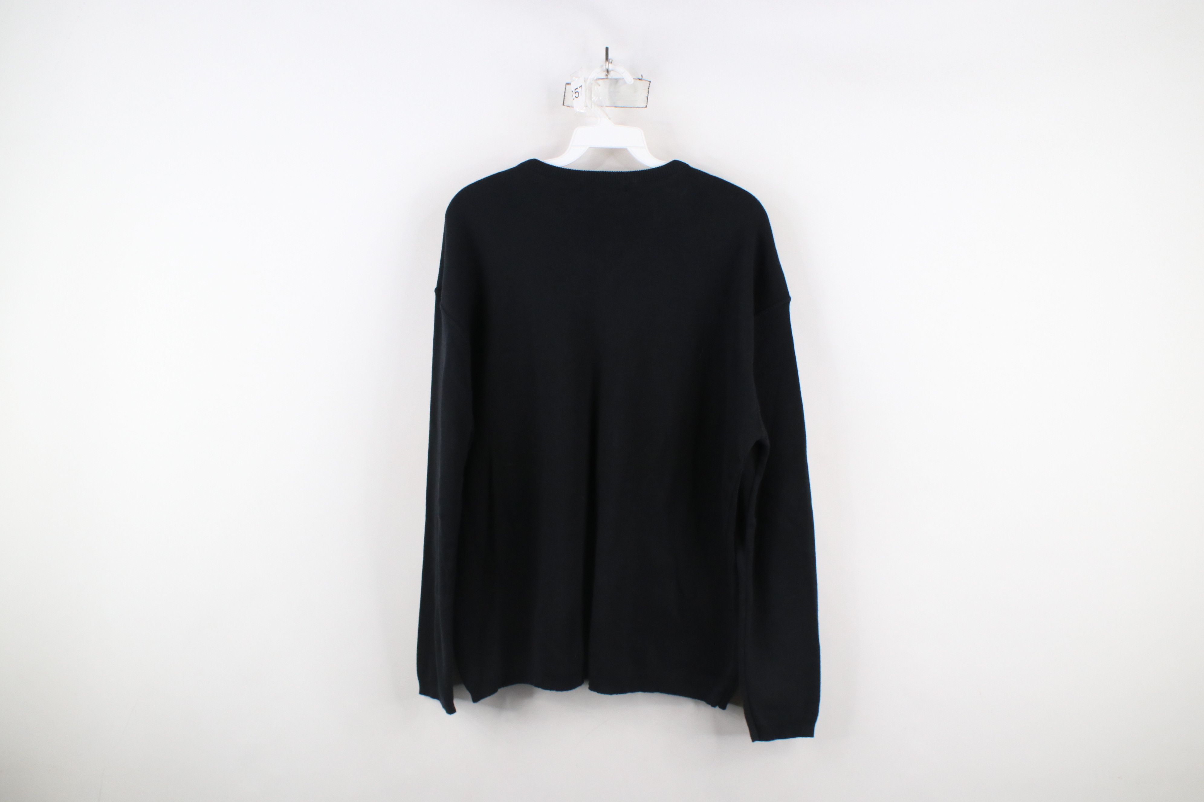 Eddie Bauer × Vintage Deadstock Vintage 90s Eddie Bauer Knit Sweater Black USA Size S / US 4 / IT 40 - 7 Thumbnail