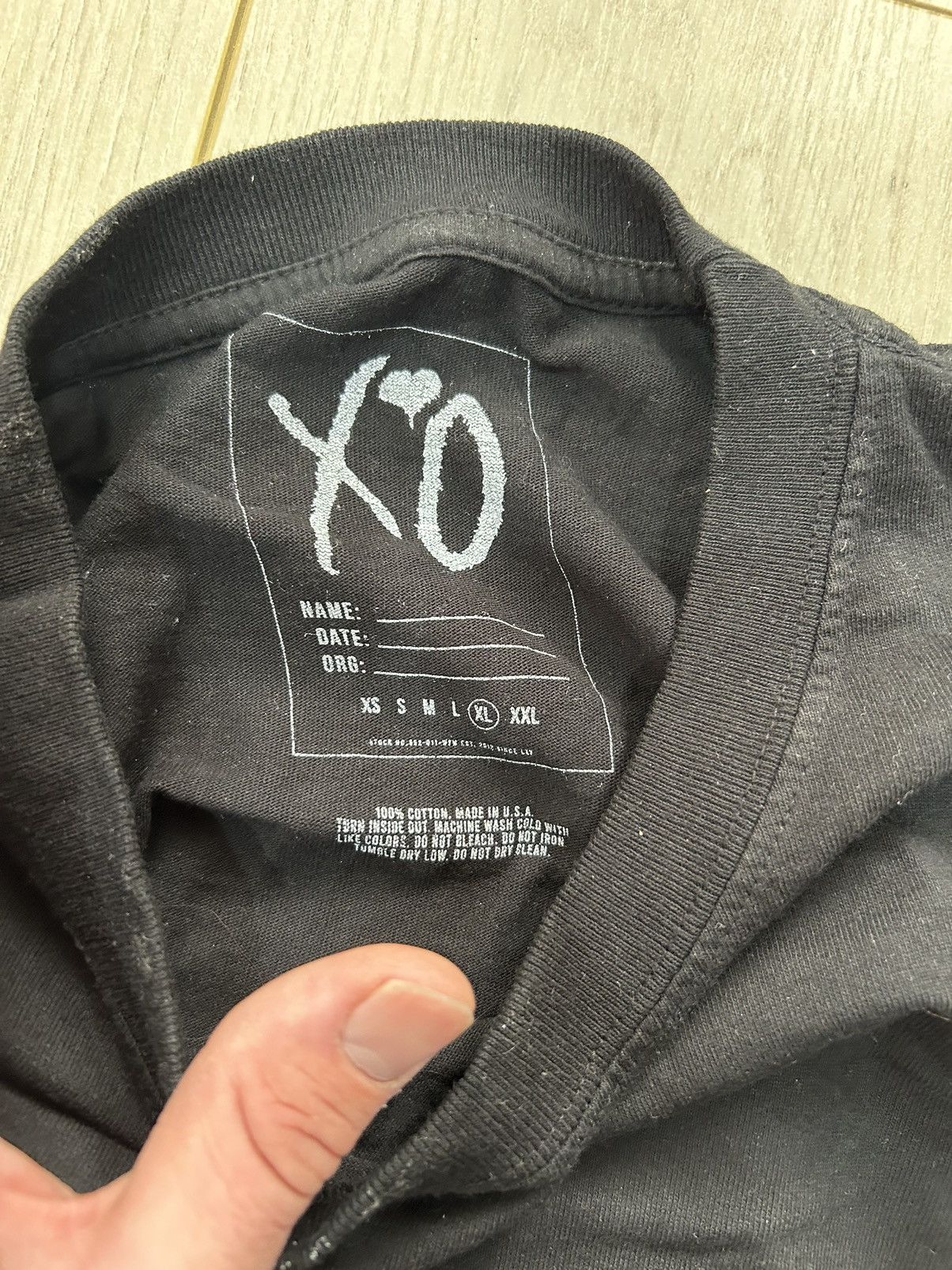 XO Abstract Tour Long Sleeve Tshirt 2022 Weeknd Tour Size US XL / EU 56 / 4 - 4 Thumbnail