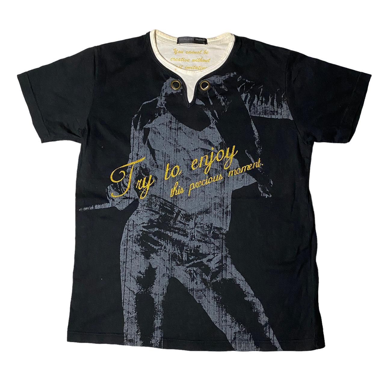 Hysteric Glamour 2000's Dack Dive Poem Human Owl Shirt Size US L / EU 52-54 / 3 - 1 Thumbnail