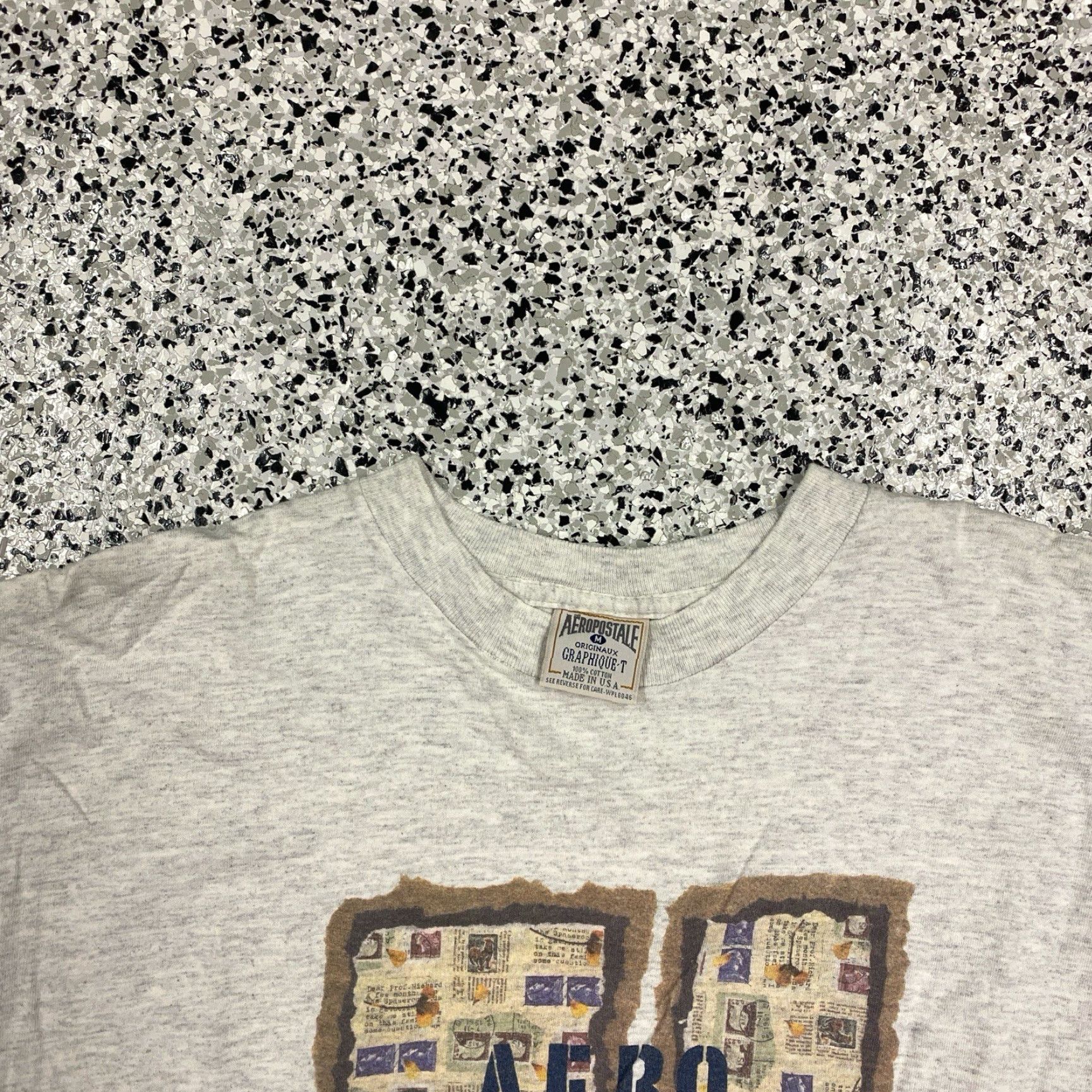 Aeropostale VINTAGE Aeropostale Graphic Tshirt Gray M USA Made 90s Y2K Beach Shirt Men Short Sleeve Crew Neck Size US M / EU 48-50 / 2 - 2 Thumbnail