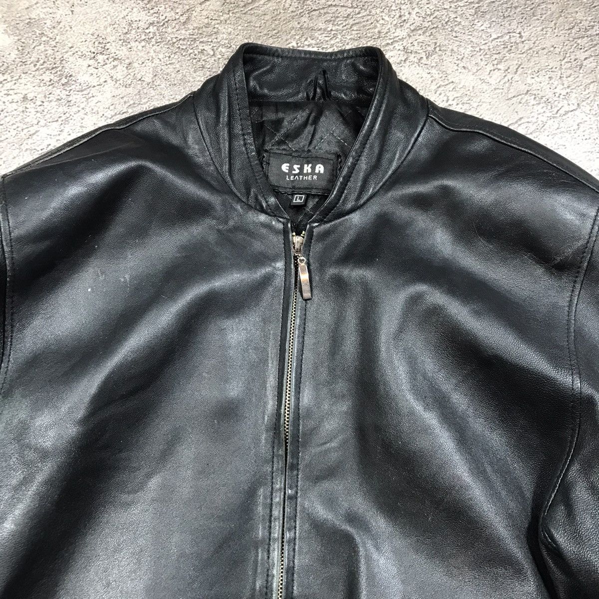 Vintage Vintage 90s Black Leather Bomber Jacket Streetwear Y2K L Size US L / EU 52-54 / 3 - 3 Thumbnail