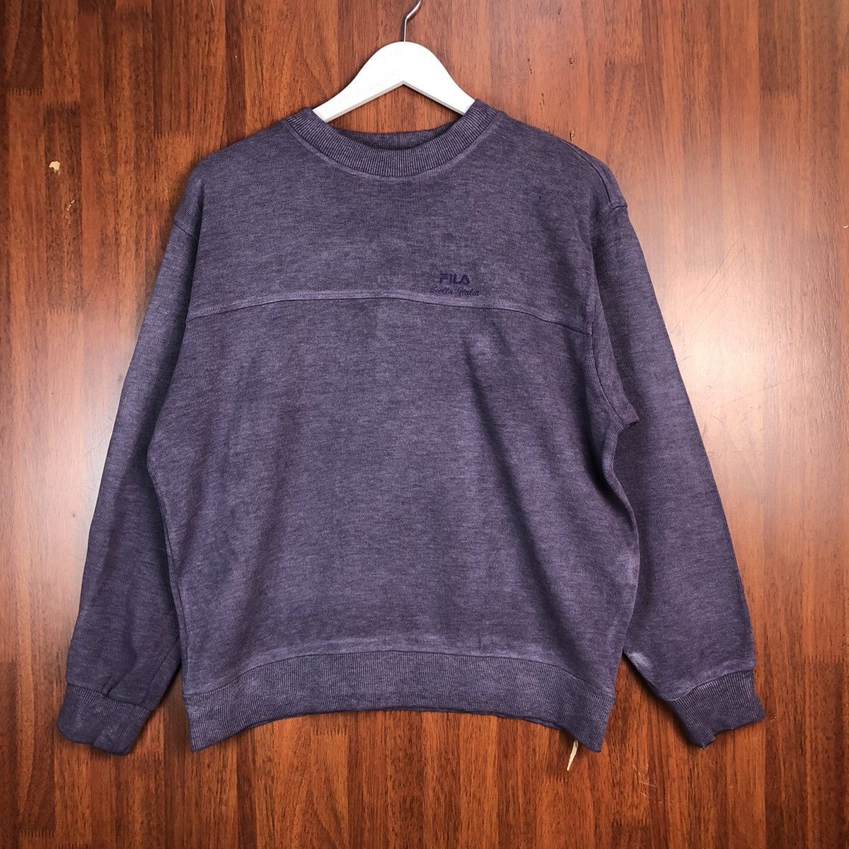 Fila Fila vintage Purple Sweatshirt #7539 Size US M / EU 48-50 / 2 - 3 Thumbnail