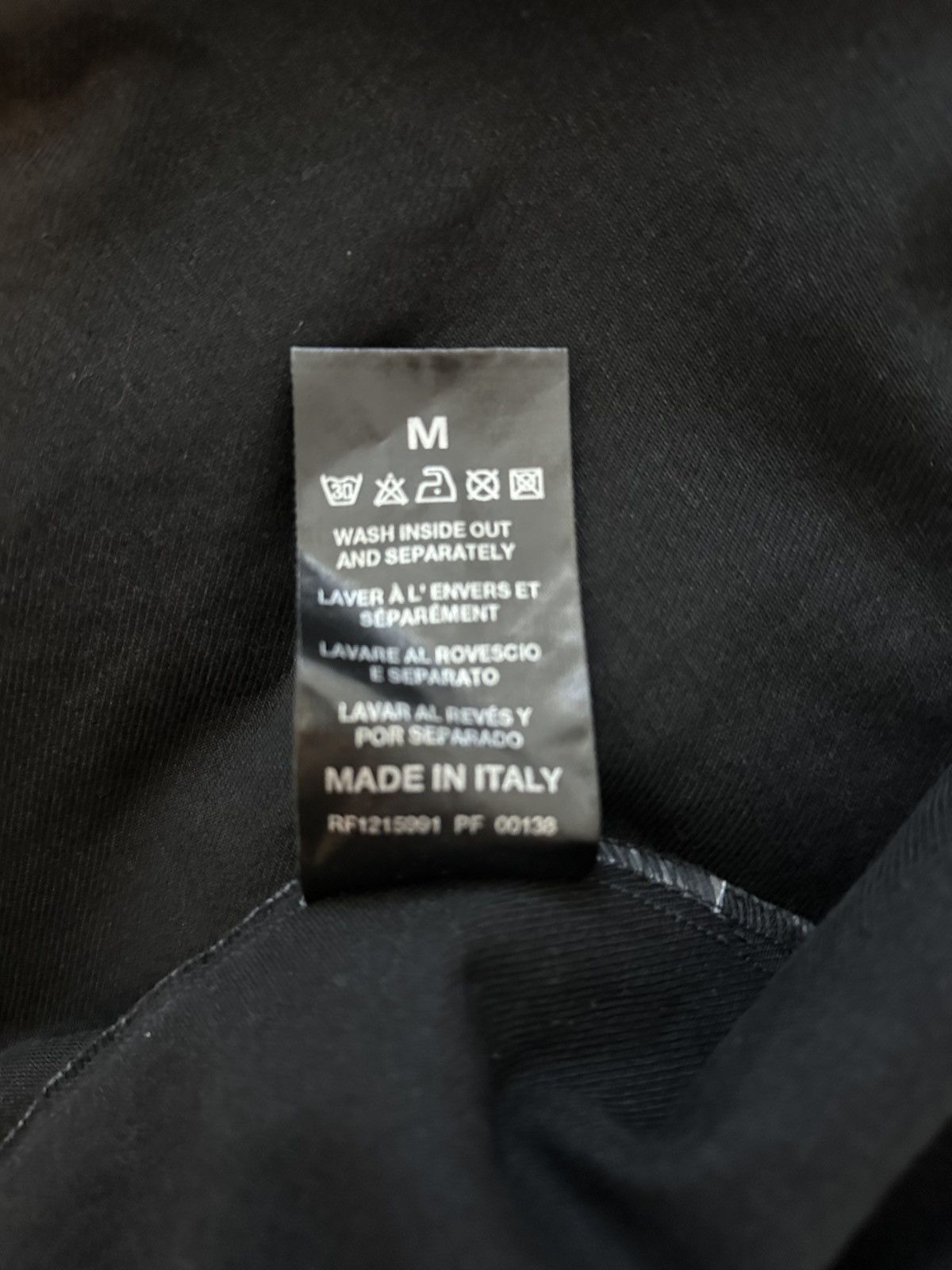 Raf Simons Raf Simons Black Patch Denim Shirt Size US M / EU 48-50 / 2 - 5 Thumbnail