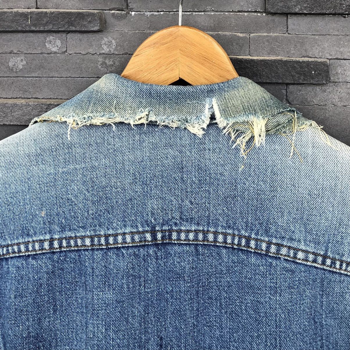 Levi's Vintage Clothing Vintage 70s Levis Blanket Thrashed Faded Trucker Jacket Size US M / EU 48-50 / 2 - 13 Thumbnail