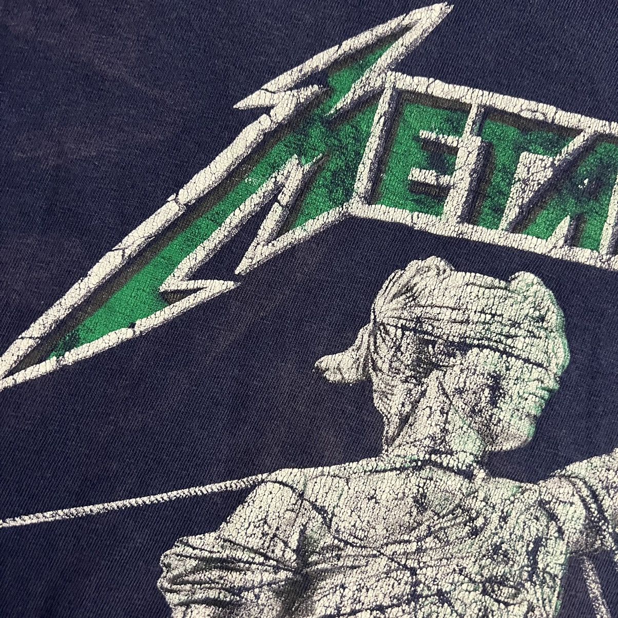Metallica × Vintage Vintage Metallica And Justice For All Single Stitch T-Shirt Size US L / EU 52-54 / 3 - 4 Thumbnail