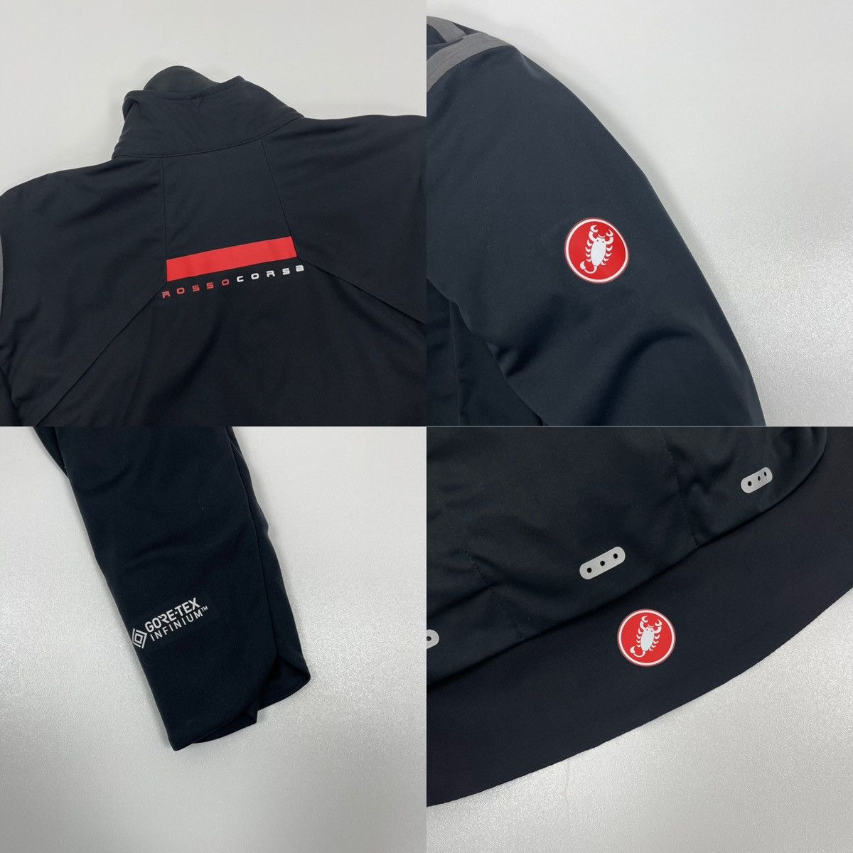 Bicycle Castelli Alpha RoS 2 Rosso Corsa Gore-Tex Infinium Jacket Size US L / EU 52-54 / 3 - 9 Thumbnail