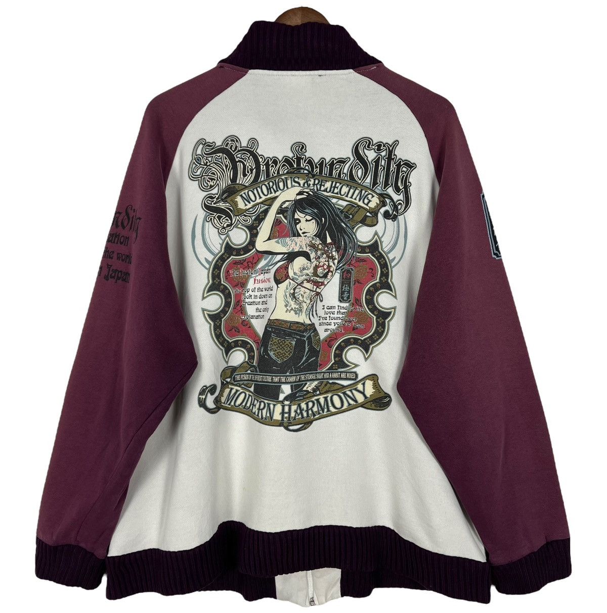 Japanese Brand × Vintage Vintage Distressed The Houston Japan Sukajan Jacket Size US L / EU 52-54 / 3 - 1 Thumbnail