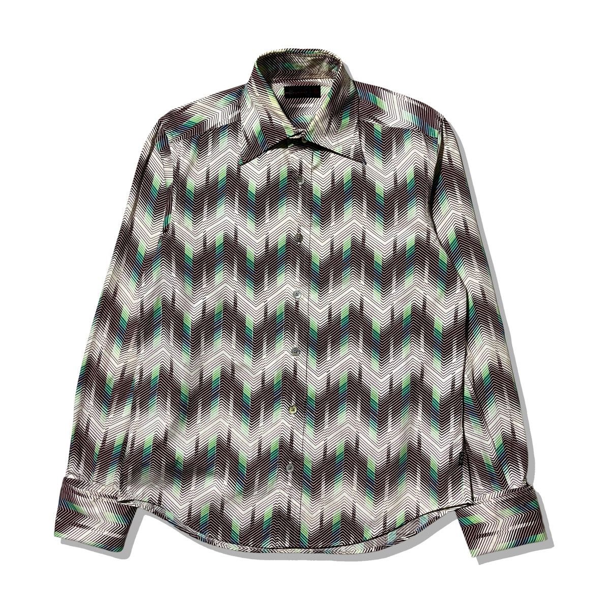 Morgan De Toi Morgan De Toi Homme - Abstract Chevron Geometric Pattern Size US M / EU 48-50 / 2 - 2 Thumbnail