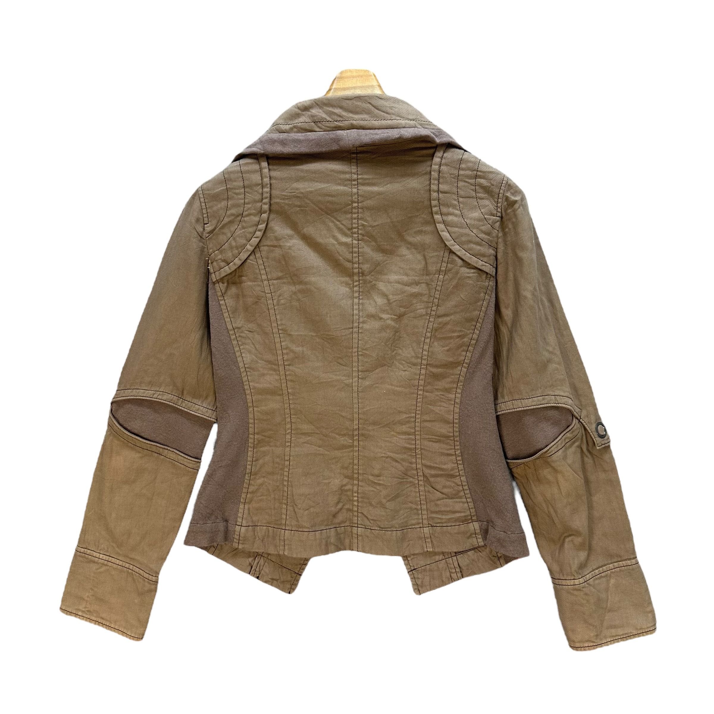 Japanese Brand LUXXM Made in Japan Bondage Asymmetrical Jacket #A55-1270 Size S / US 4 / IT 40 - 12 Thumbnail