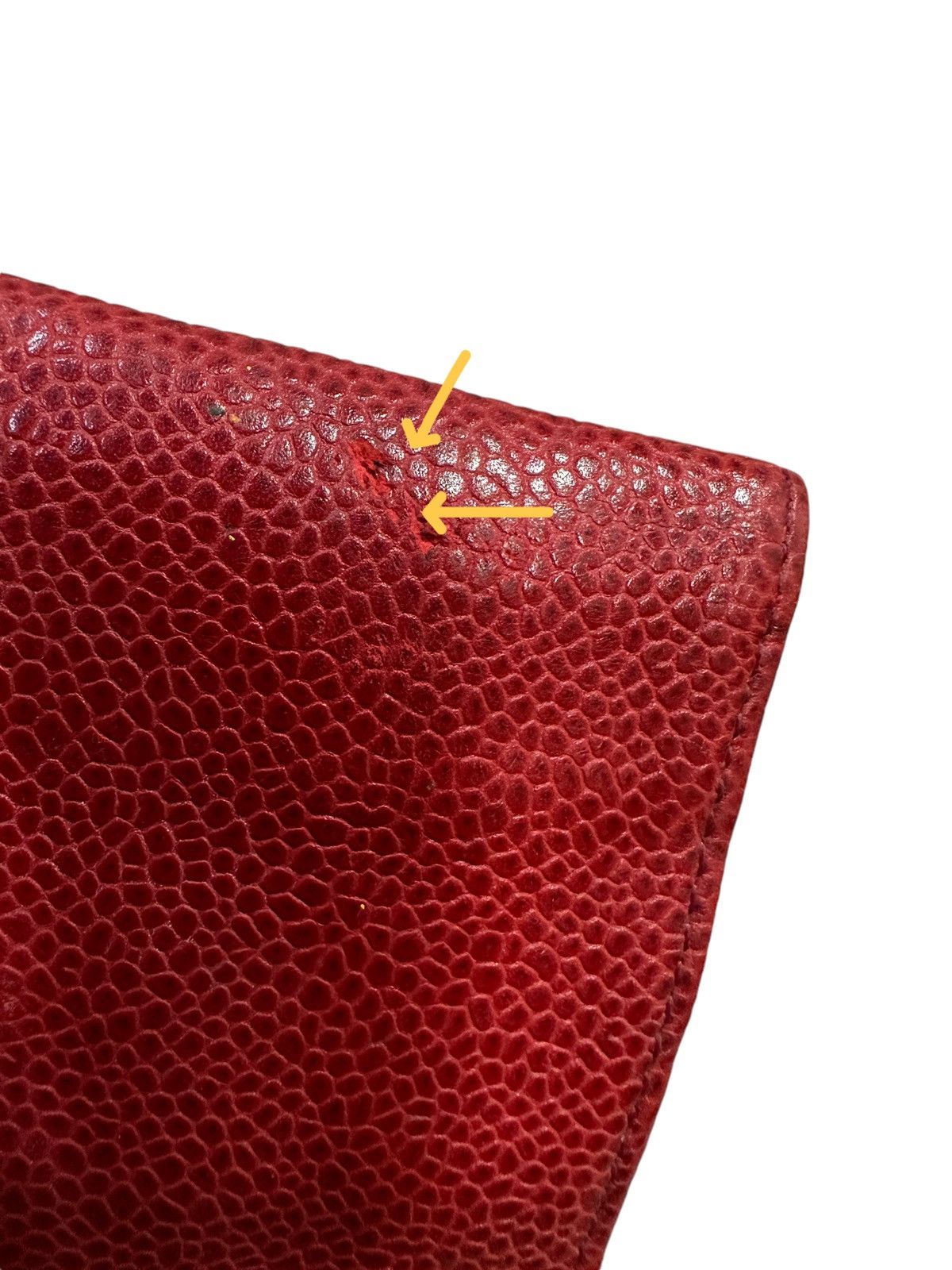 Chanel 💥Vintage Chanel 1994 Coin Case Caviar Red Size ONE SIZE - 5 Thumbnail
