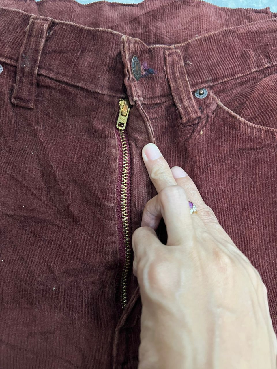 Levi's × Vintage Vintage 1970’s Levis 517 Flare Corduroy Pants Size US 30 / EU 46 - 10 Thumbnail
