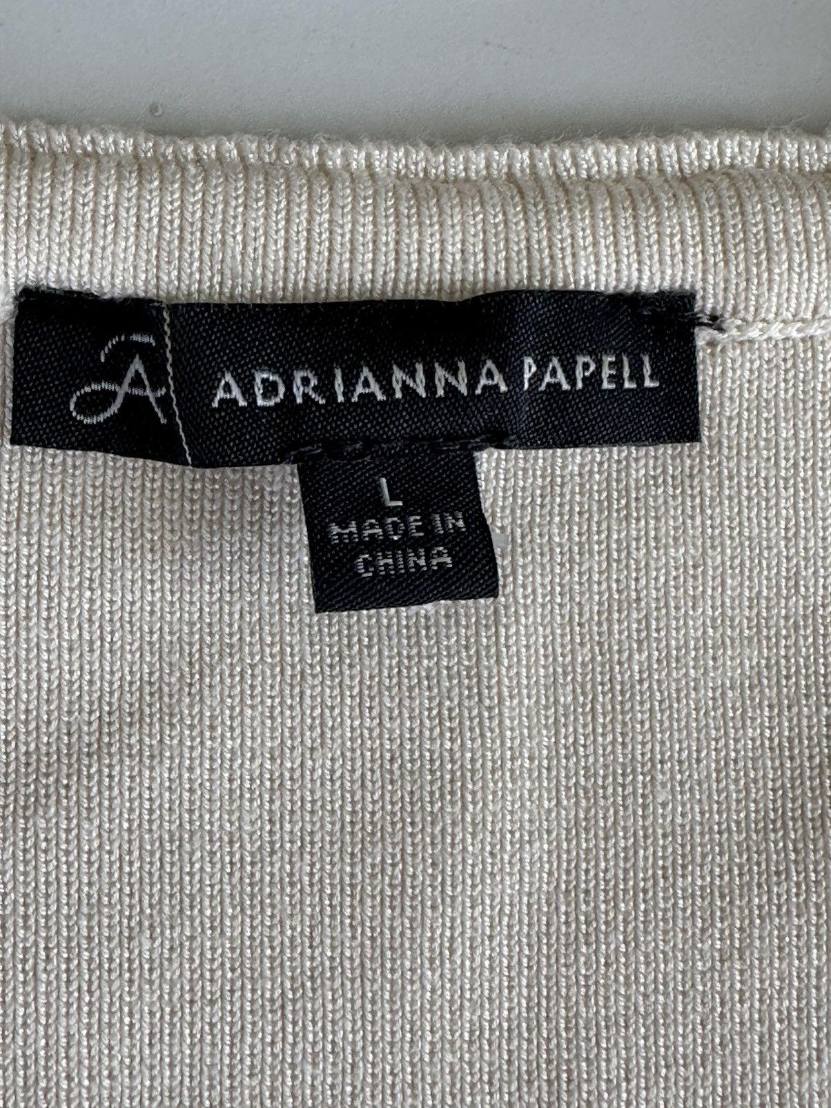 Adrianna Papell Adrianna Papell Knot Vest with Gold Highlights Size L / US 10 / IT 46 - 3 Thumbnail
