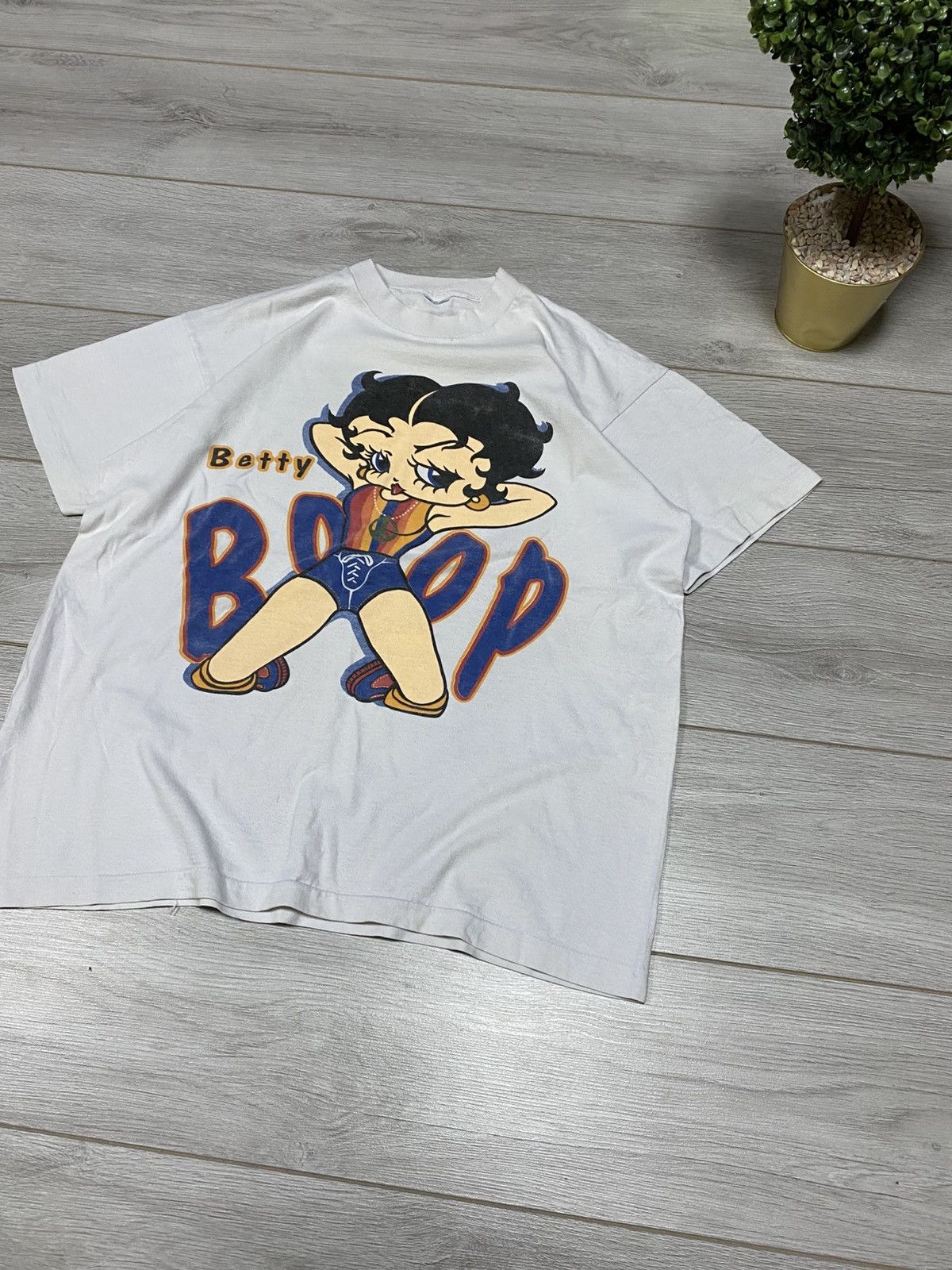 Other Betty Boop USA 90s vintage xxx sex t-shirt boxy cartoon Size US XL / EU 56 / 4 - 2 Thumbnail