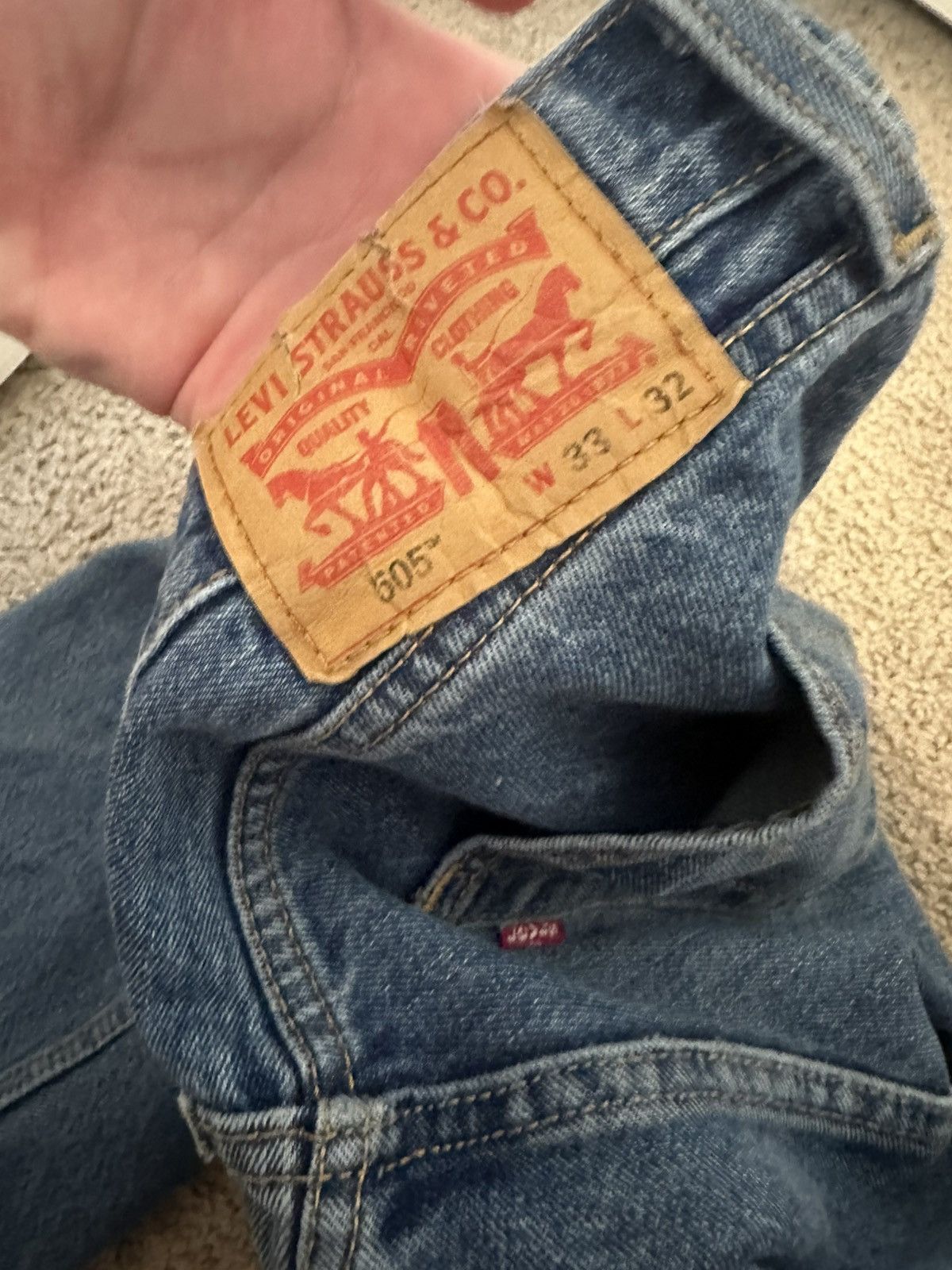 Levi's Vintage Clothing Levis 505 33x32 Size US 33 - 2 Thumbnail