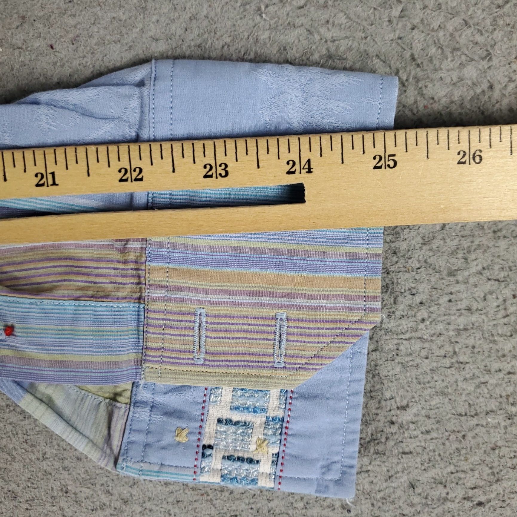 Robert Graham Robert Graham Shirt Blue Plaid Button-Up Long Sleeve Mens Small Classic Size US S / EU 44-46 / 1 - 6 Thumbnail