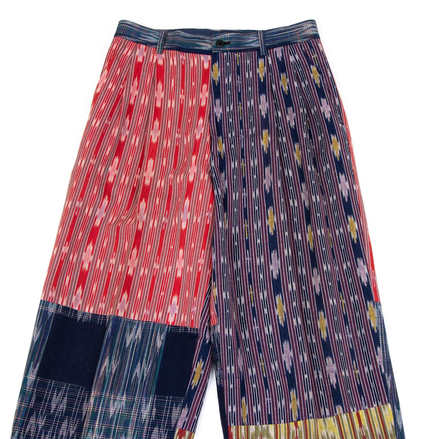 Dolce & Gabbana Patchwork Double Pants in Multicolor, Size 48 Size US 32 / EU 48 - 2 Thumbnail