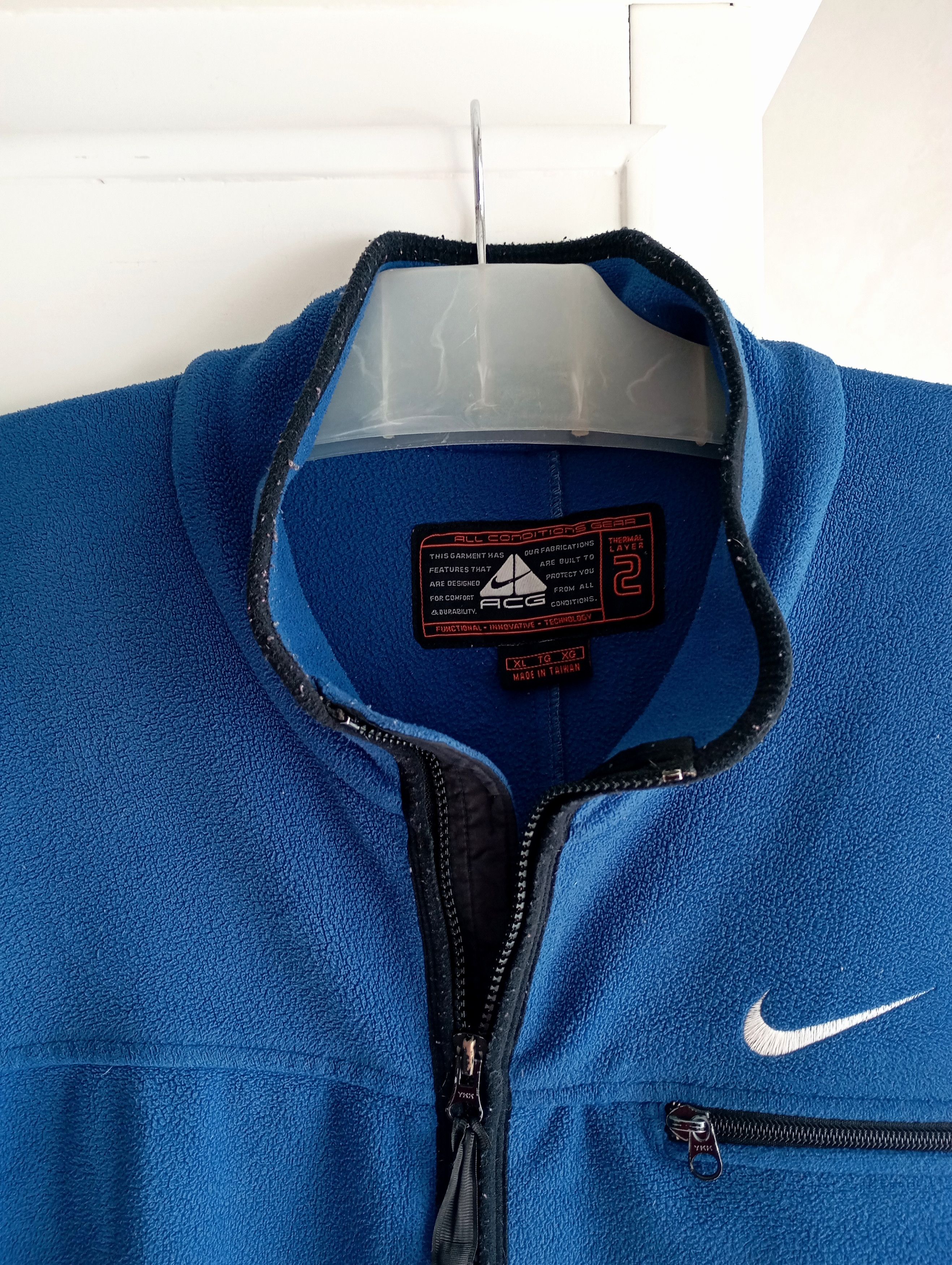 Nike Nike ACG Mens Vintage Fleece Jacket Size US XL / EU 56 / 4 - 4 Thumbnail