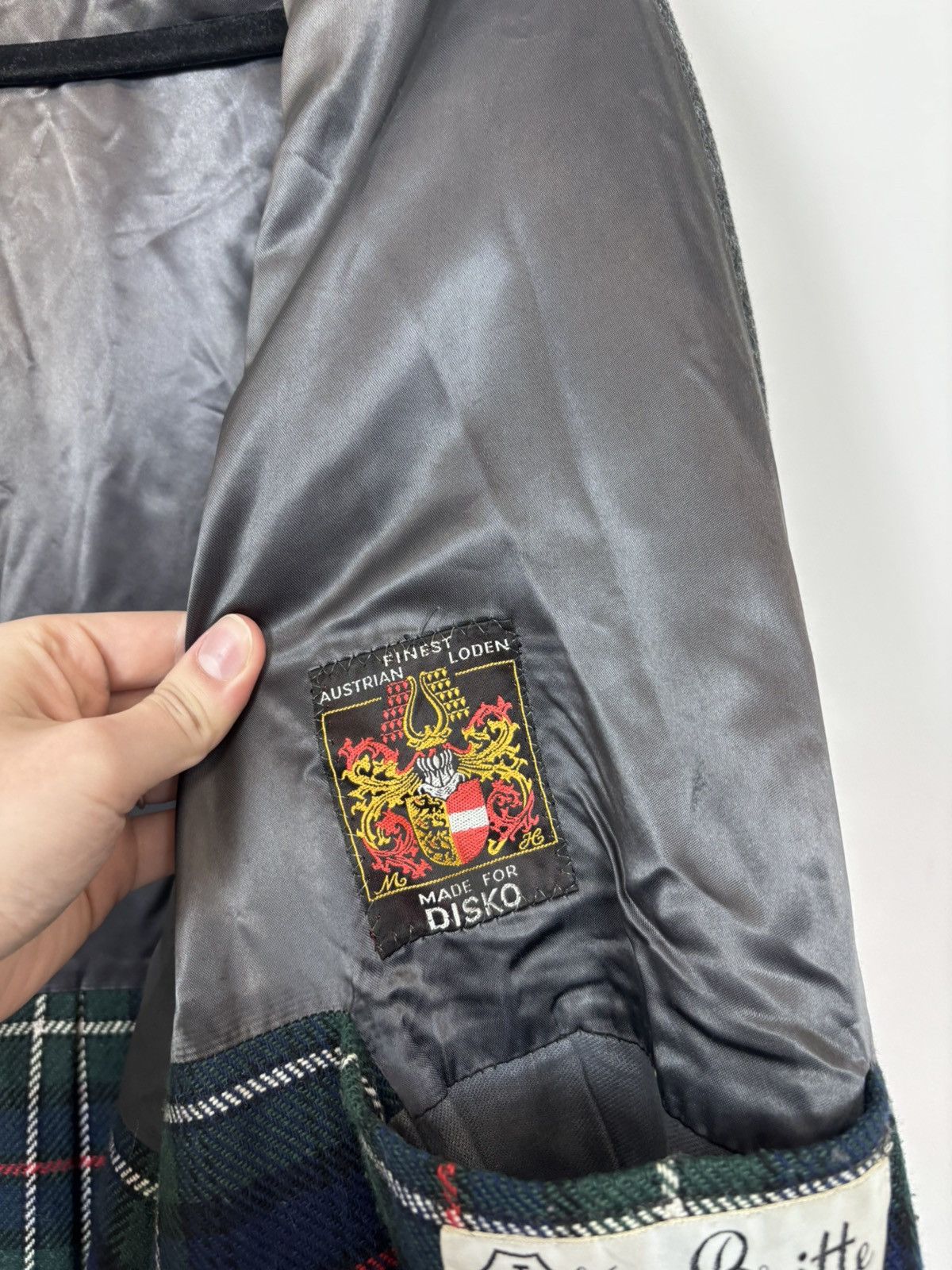Other Vintage Austrian Tirol Loden Men’s Charcoal Gray Overcoat Size US XL / EU 56 / 4 - 17 Thumbnail