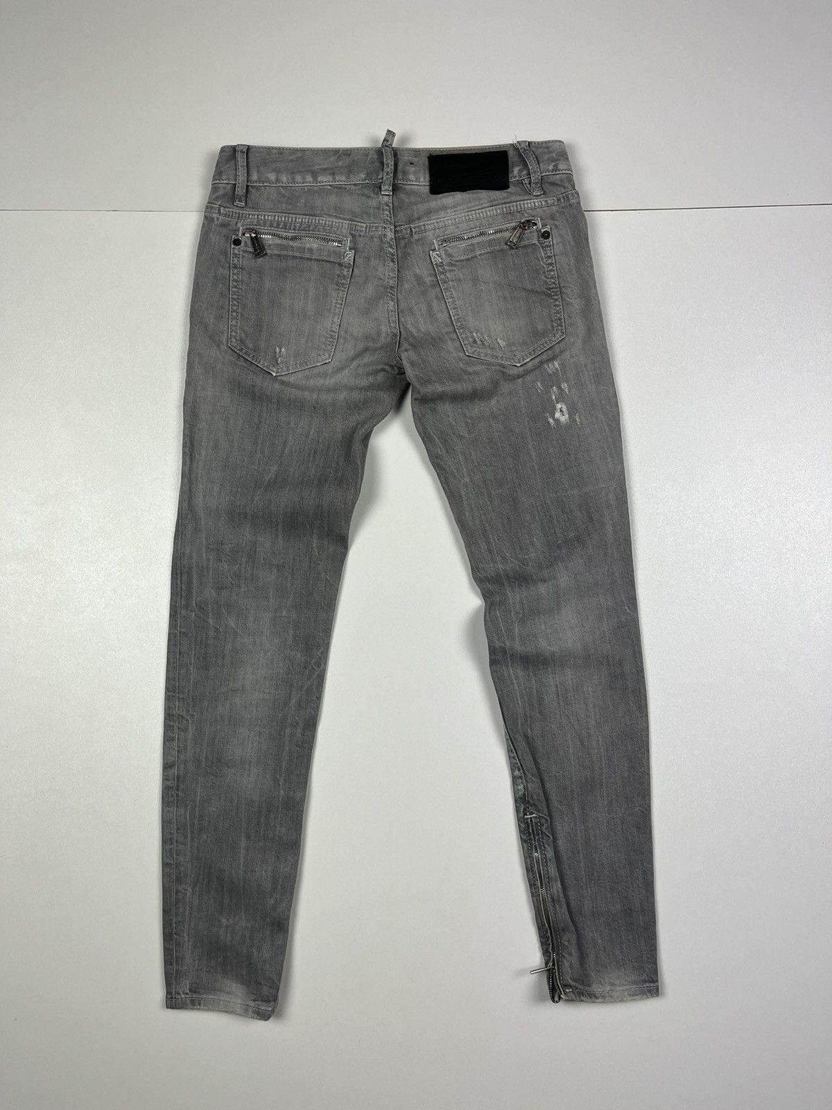 Dsquared2 Rare Dsquared2 Distressed Denim Pants Grey Jeans SZ 42 Size 28" / US 6 / IT 42 - 2 Thumbnail