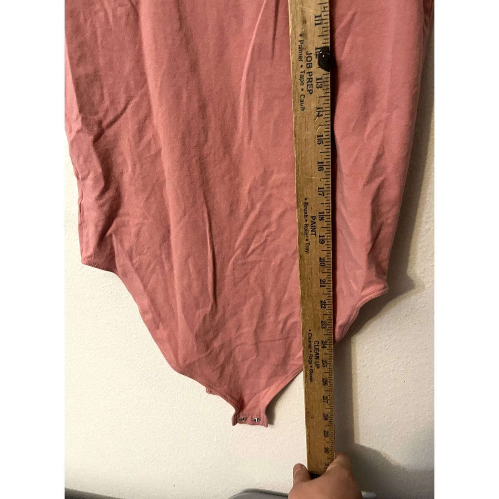 Gap Gap Pink Tank Top Bodysuit Women L Snap Button Scoop Neck Sleeveless Cotton Blend Knit Casual Basic Regular Size L / US 10 / IT 46 - 5 Thumbnail