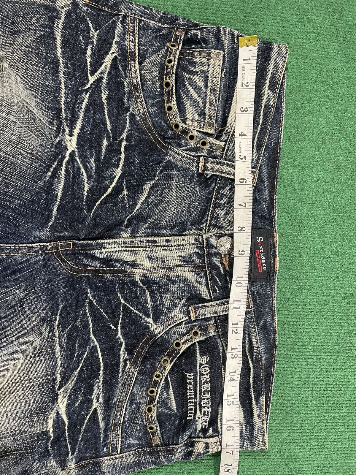 If Six Was Nine Distressed Japanese Jeans Very Nice Size US 33 - 11 Thumbnail