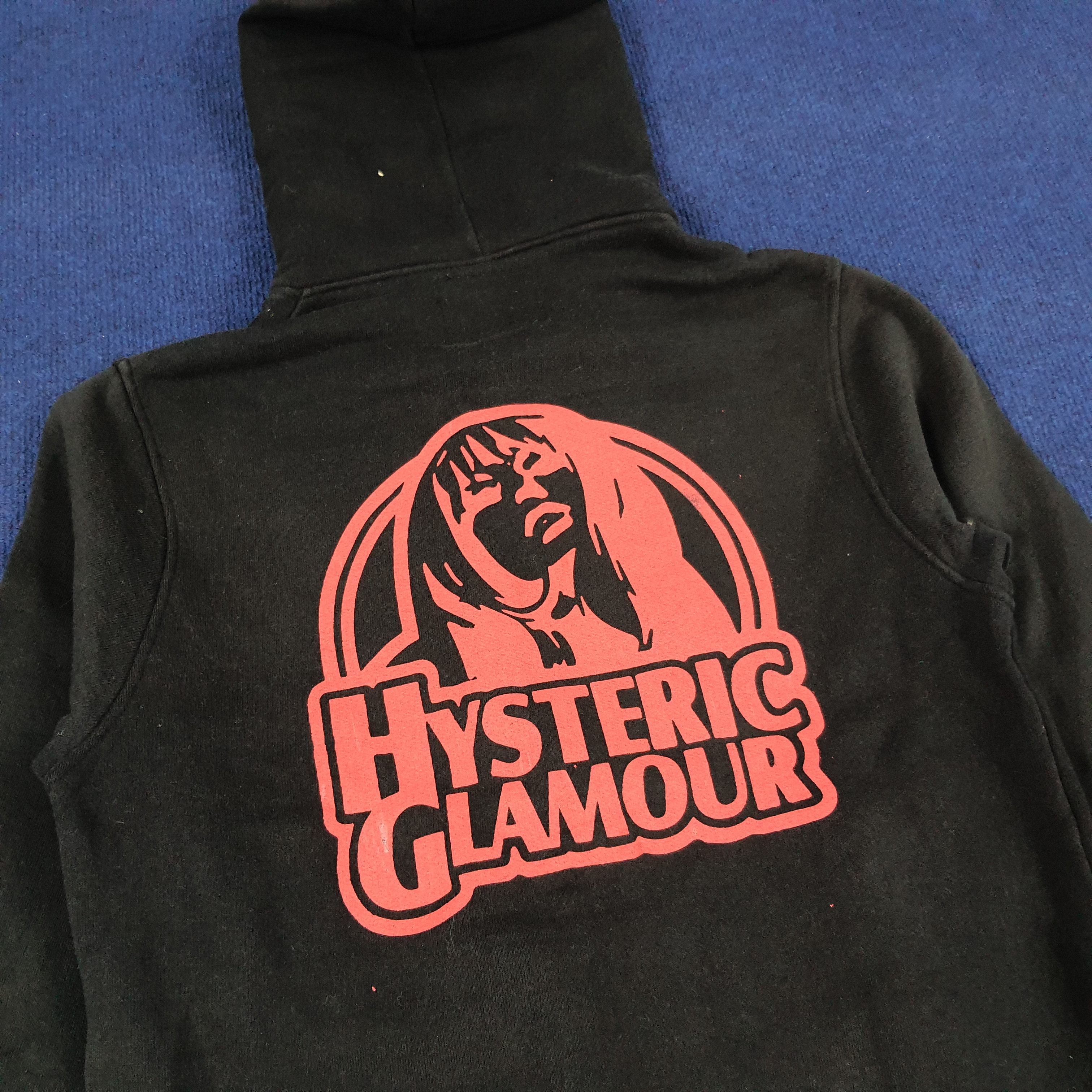 Hysteric Glamour × Japanese Brand × Vintage Vintage Hysteric Glamour Japanese Brand Zipper Fleece Hoodie Size XS / US 0-2 / IT 36-38 - 2 Thumbnail