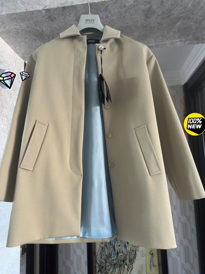 Versace Versace Mid-length trench coat jacket Size S / US 4 / IT 40 - 5 Thumbnail
