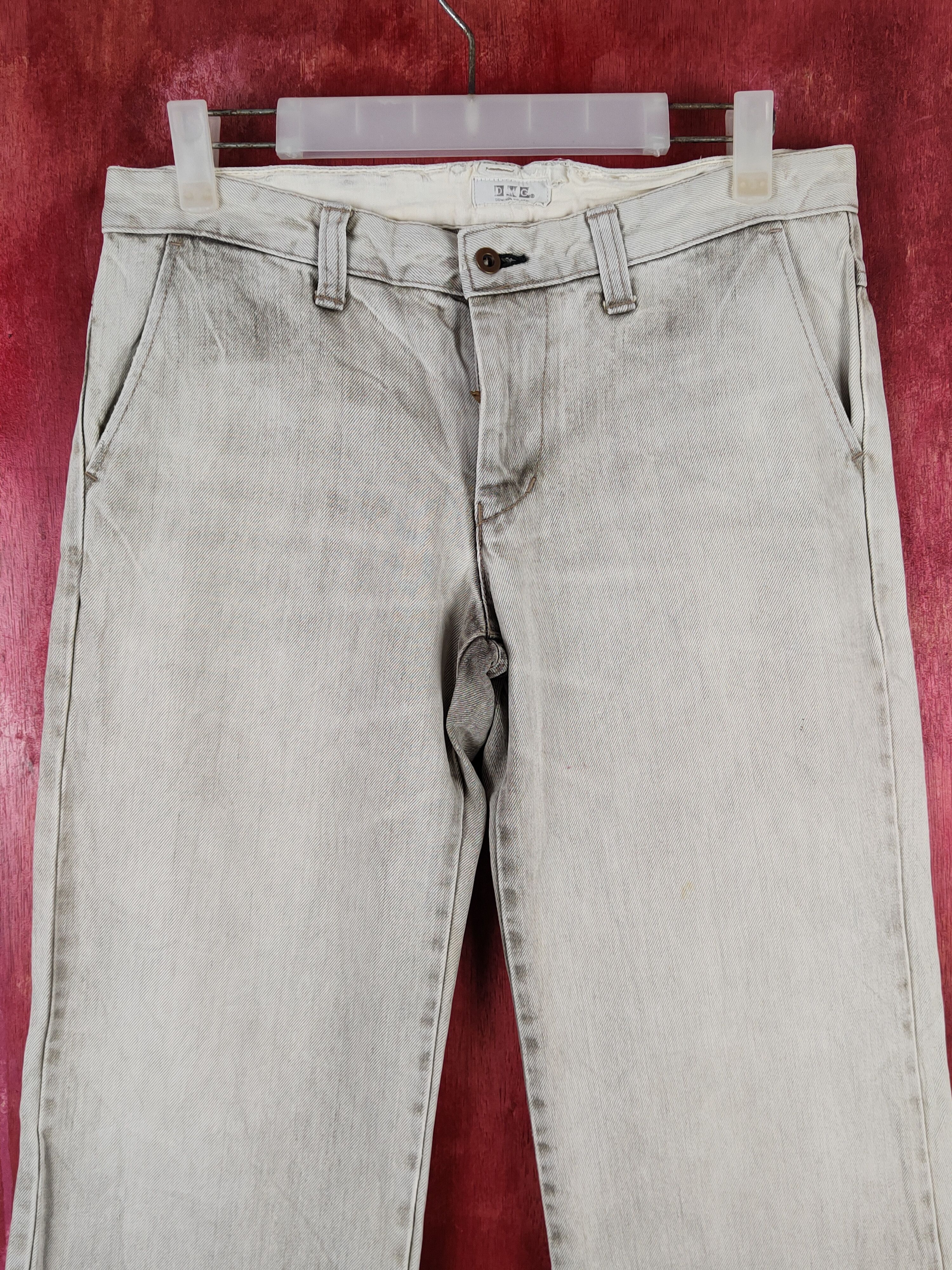Japanese Brand Domingo faded Distressed Ripped vintage denim Jeans #S2217 Size US 30 / EU 46 - 2 Thumbnail