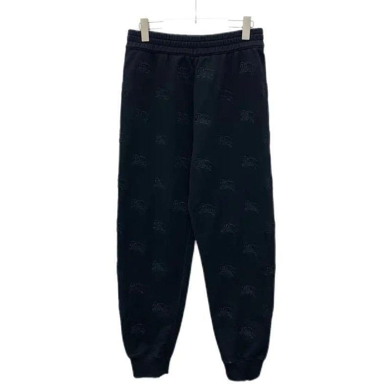 Burberry Burberry Black Cotton Relaxed Pants Size 23" - 1 Thumbnail
