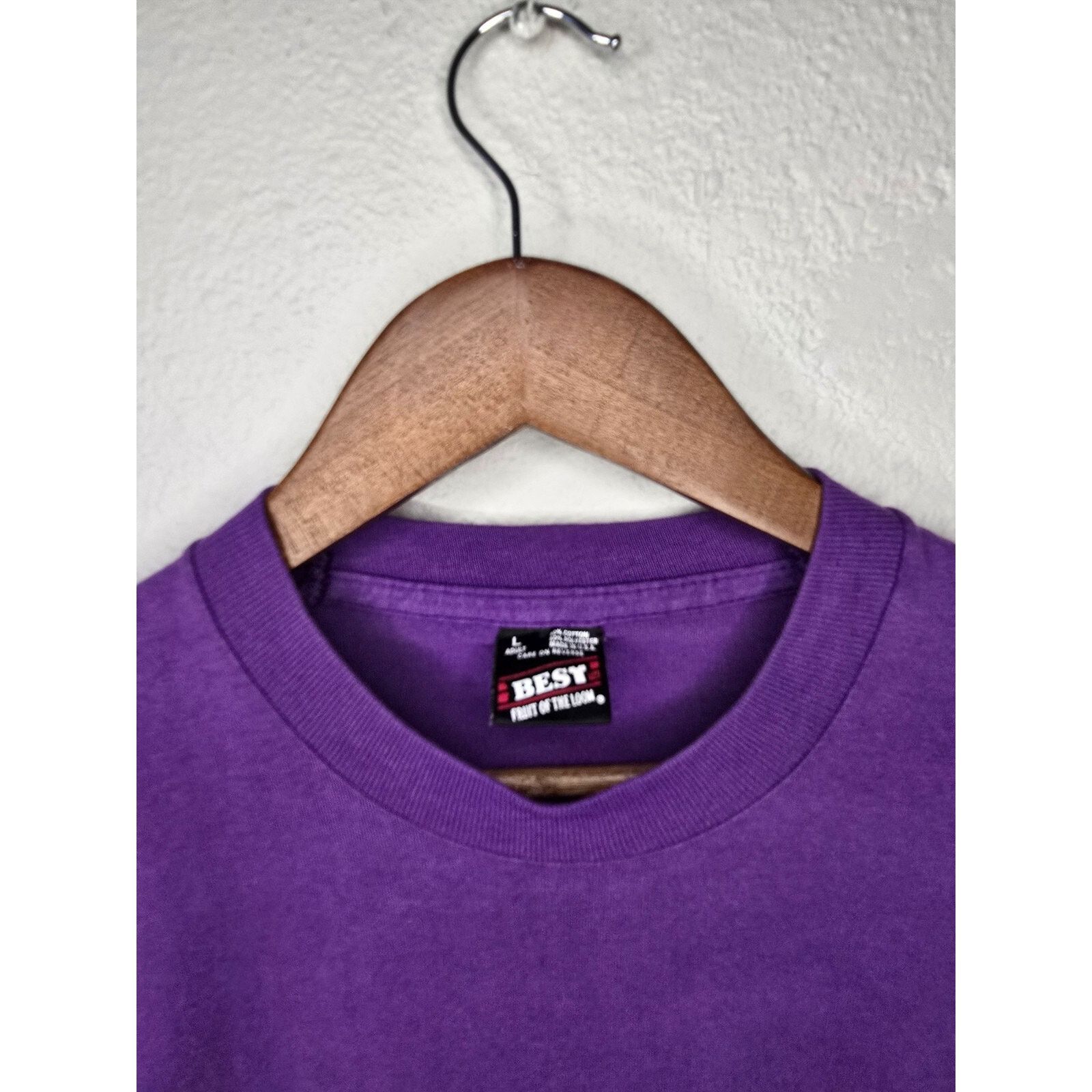 Vintage Vintage Walsenburg Shirt La Plaza De Los Leones Purple Tee L Size US L / EU 52-54 / 3 - 5 Thumbnail